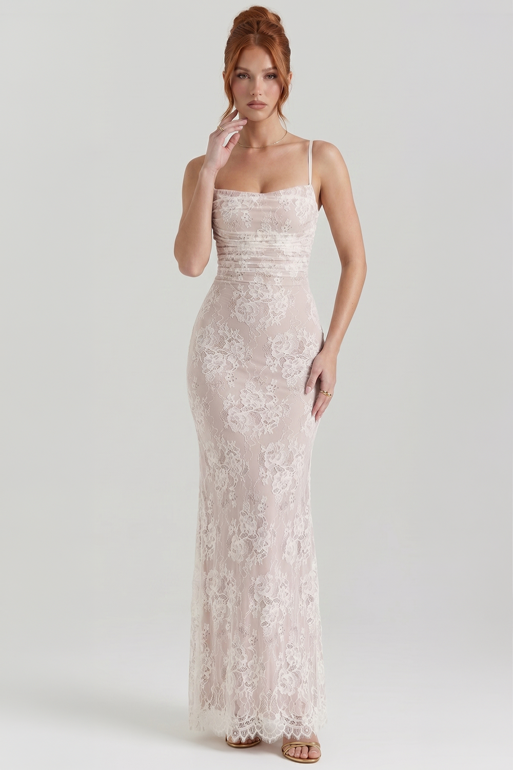 Briana Long Bustier Dress