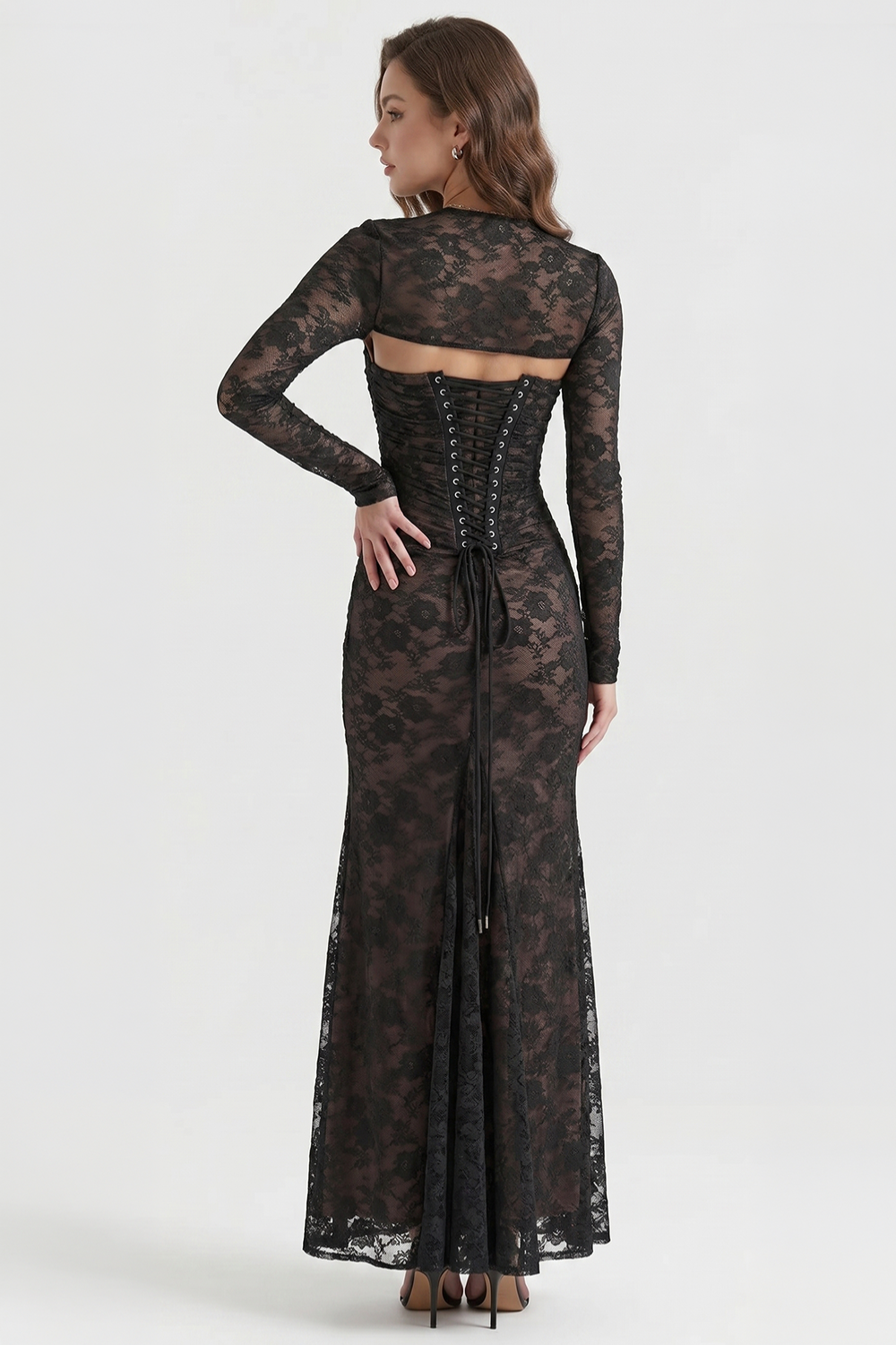 Briana Long Bustier Dress