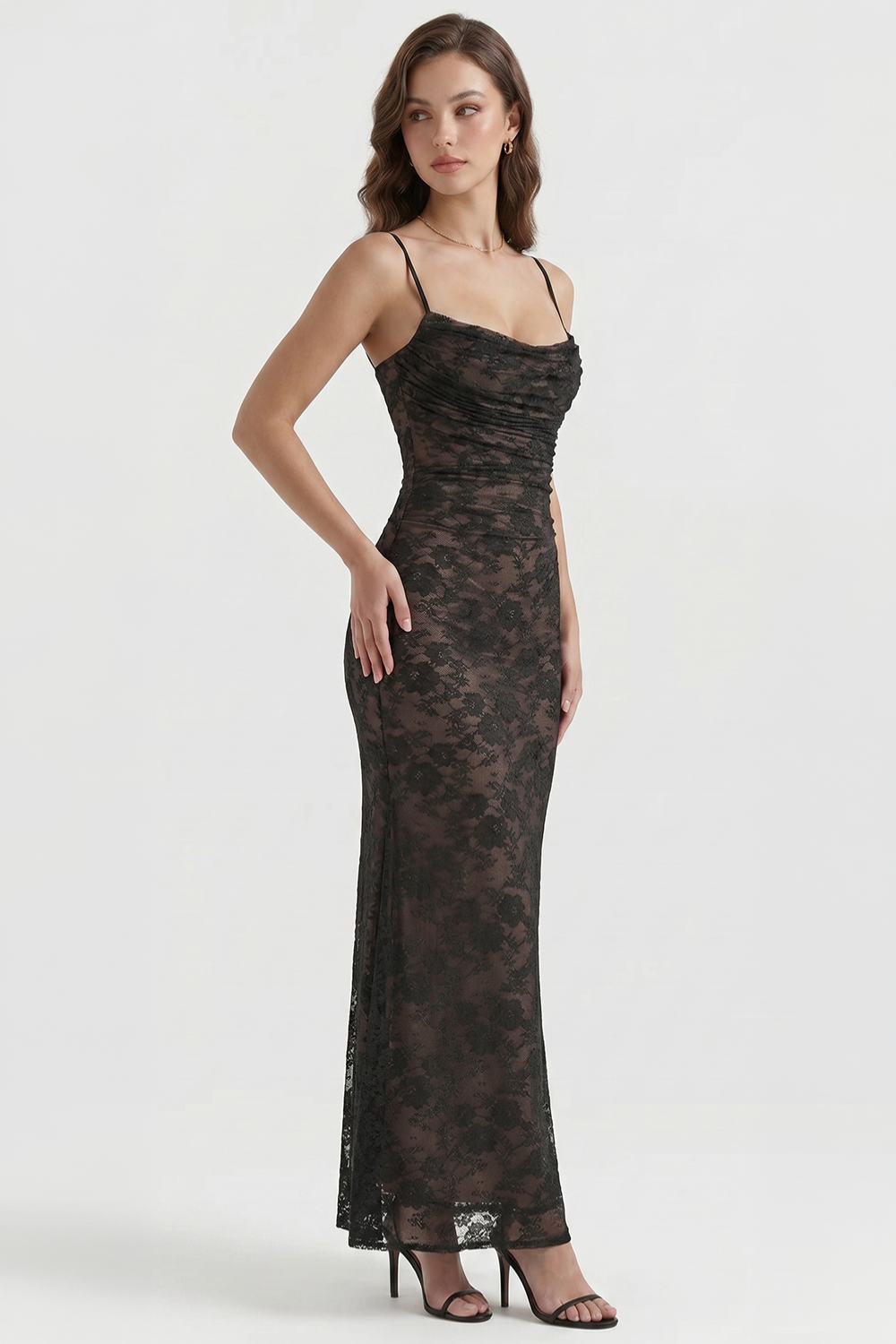 Briana Long Bustier Dress
