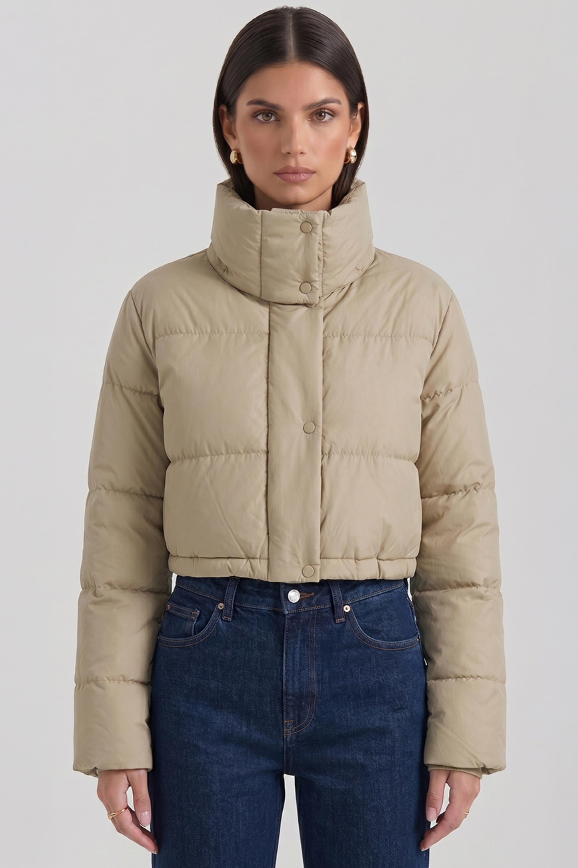 Kurze Steppjacke