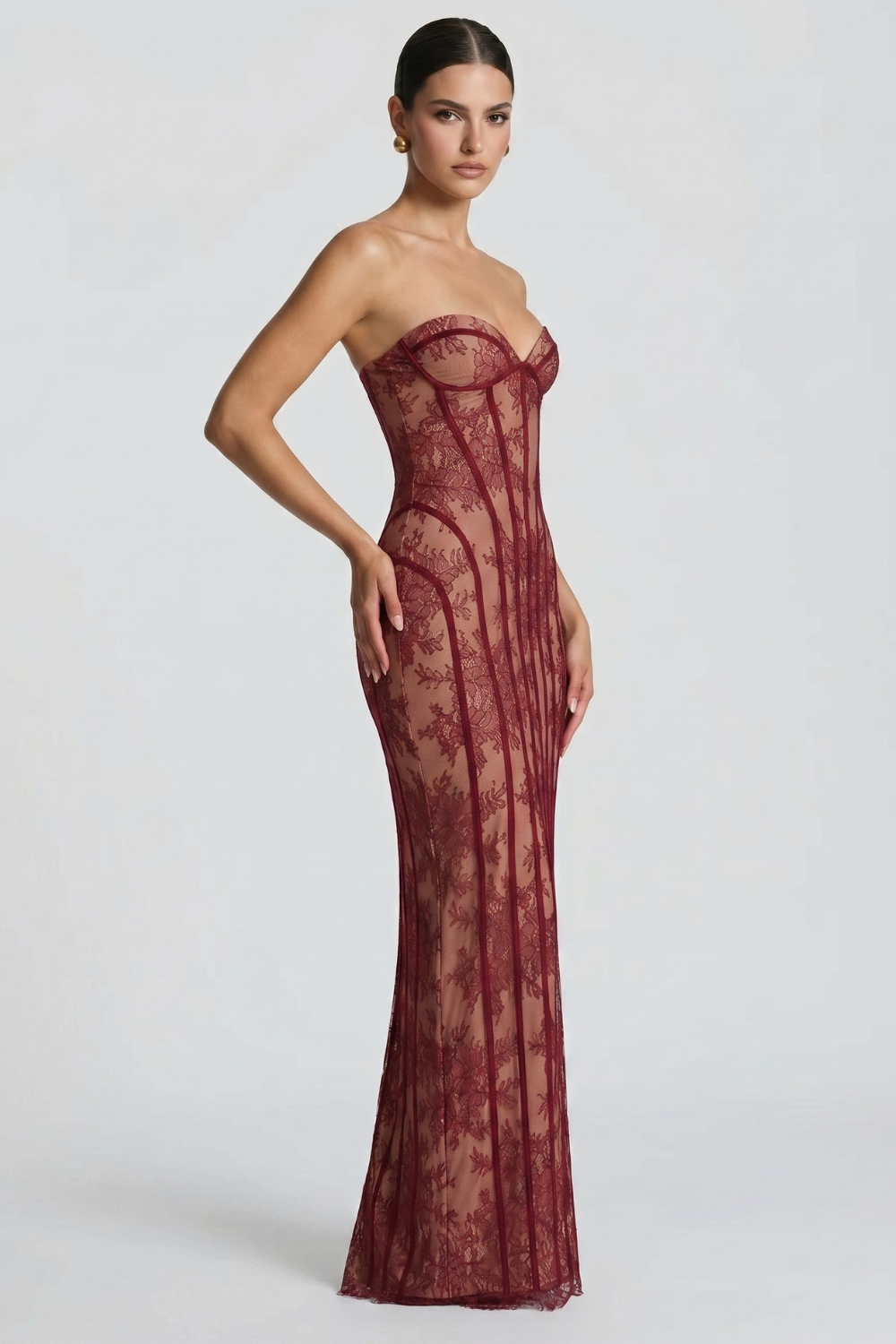 Charlotte Long Bustier Dress