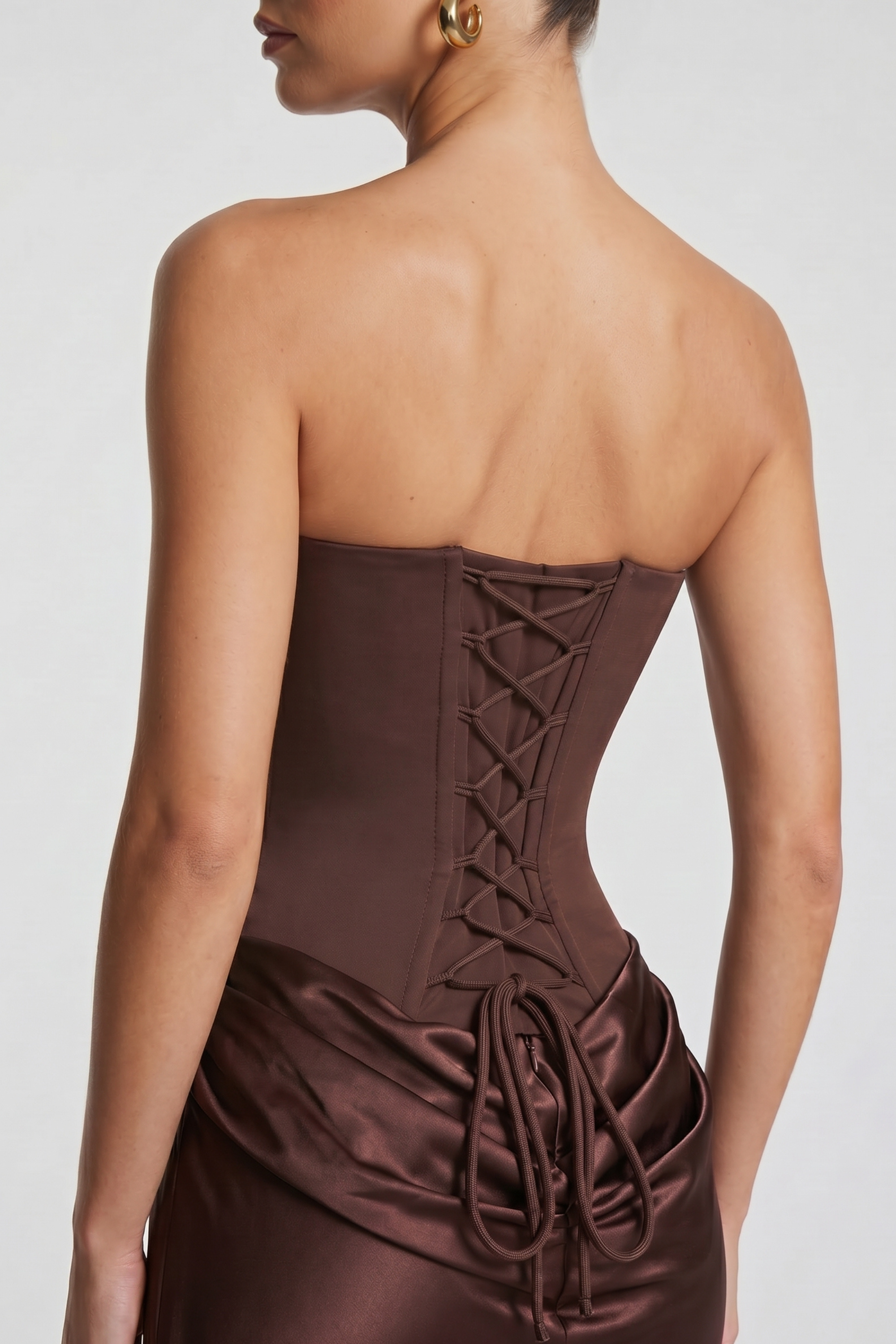 Amy Long Bustier Dress