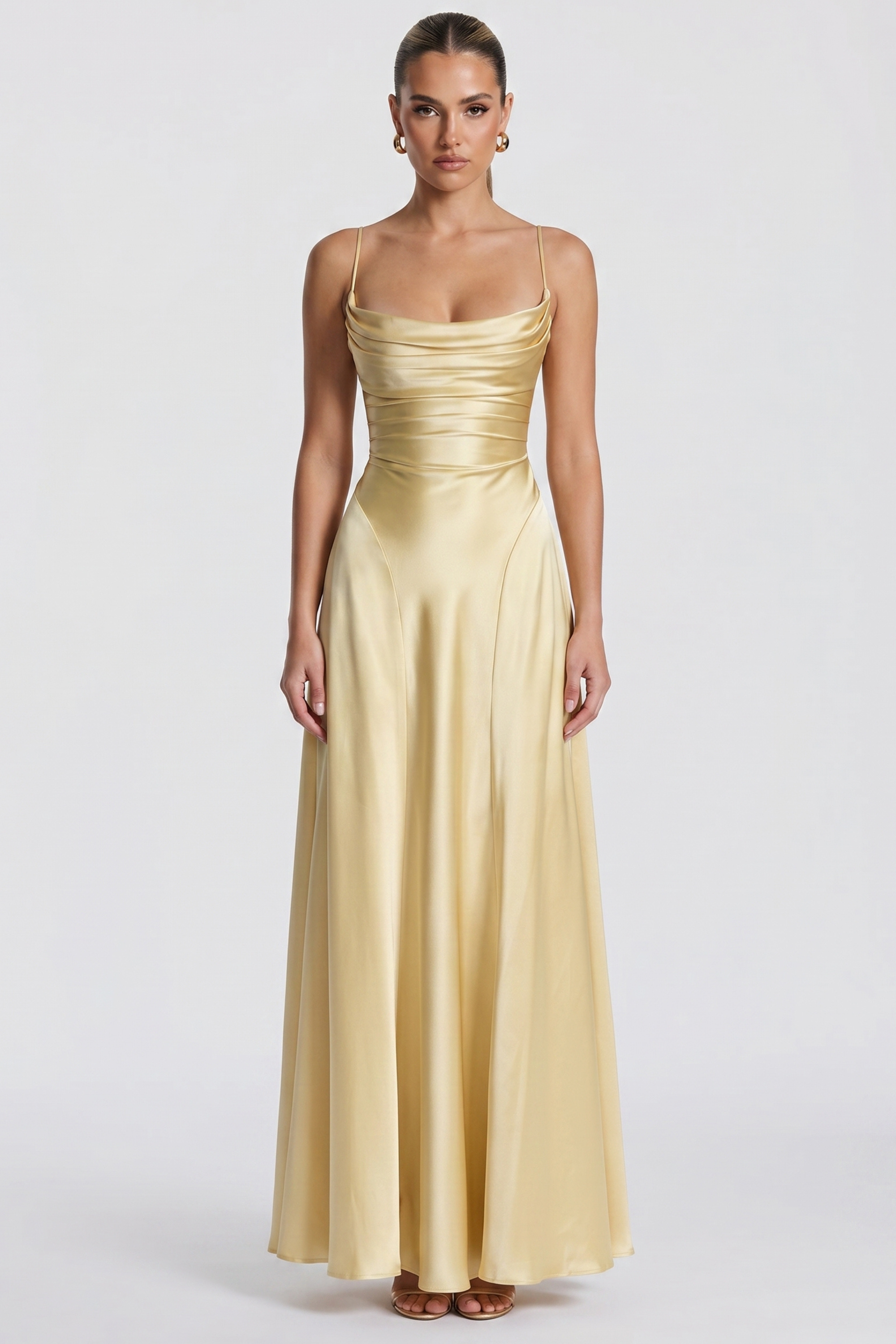 Maya langes Bustierkleid