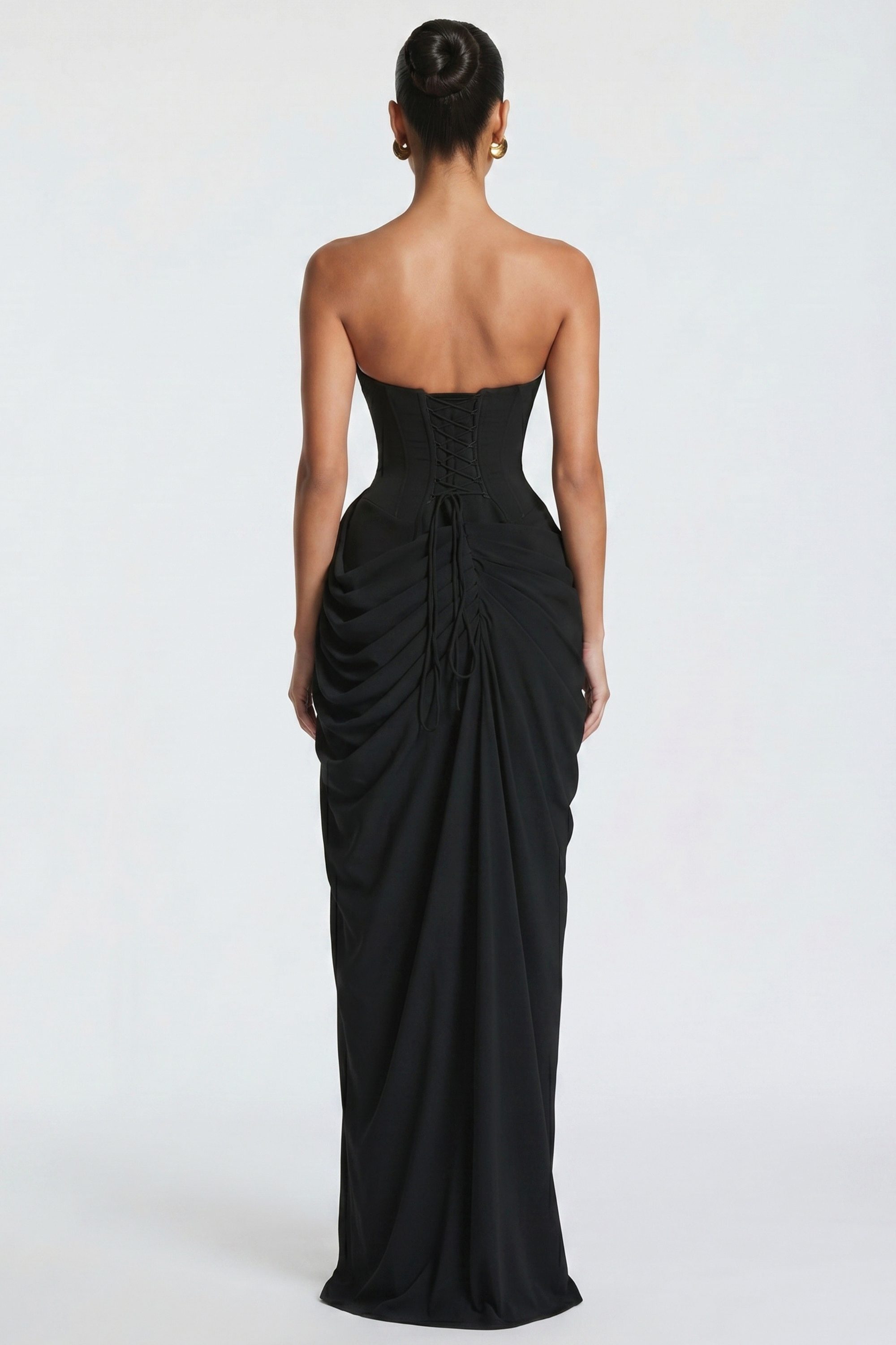 Helena Long Bustier Dress