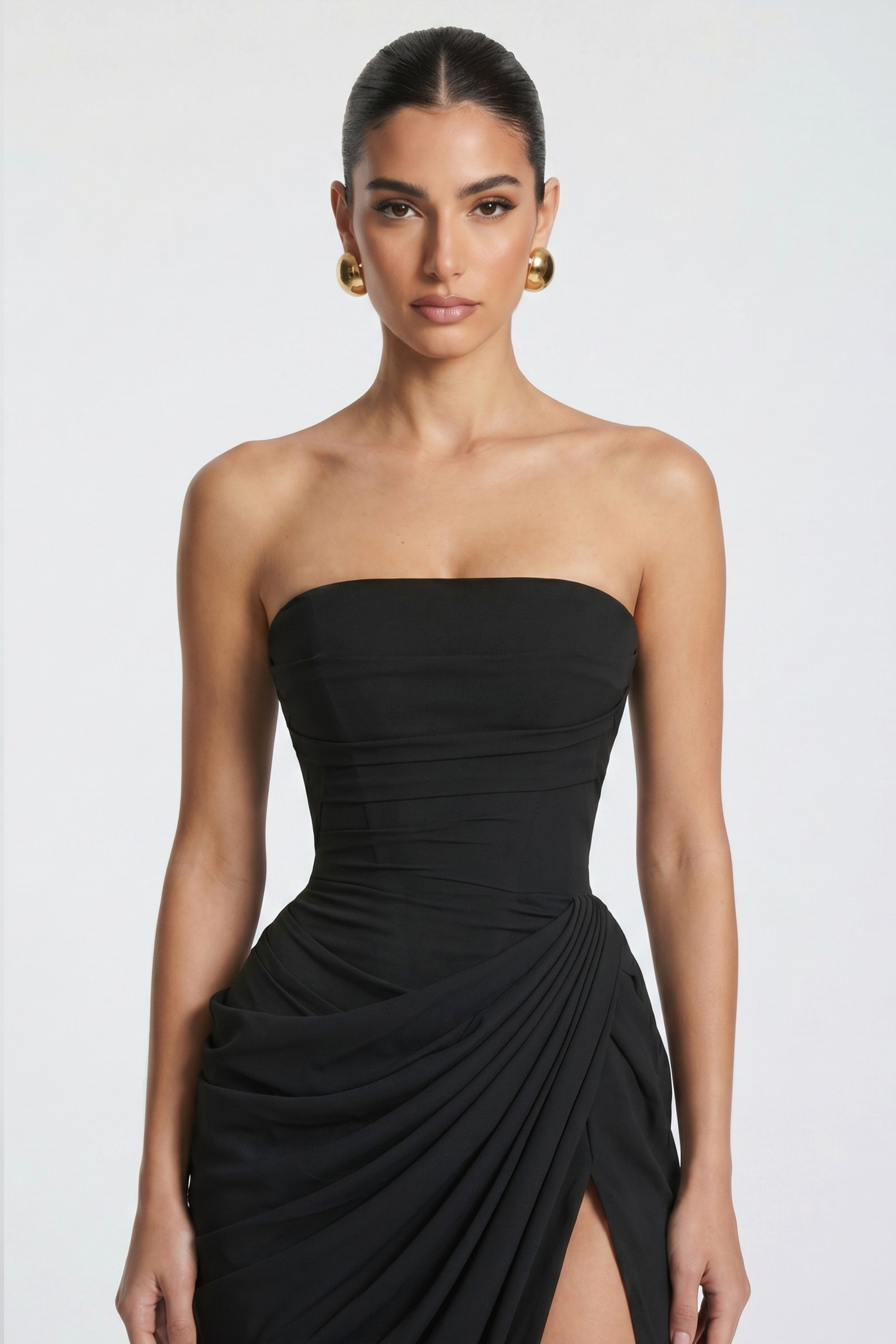 Helena Long Bustier Dress
