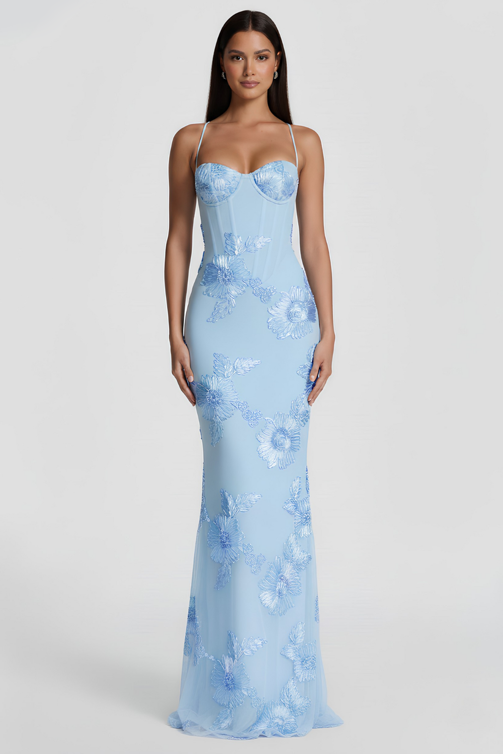 Viena Long Bustier Dress