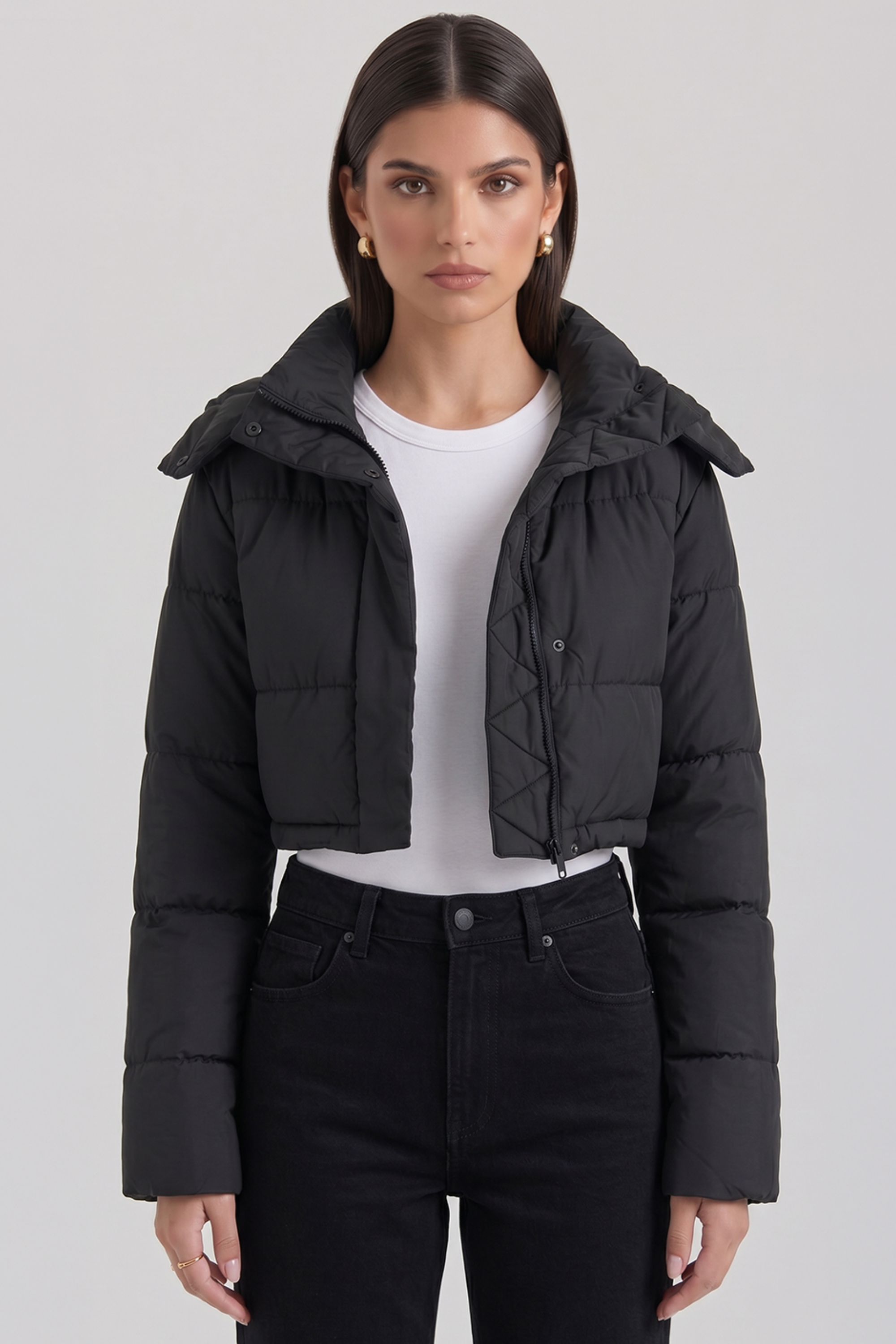 Kurze Steppjacke