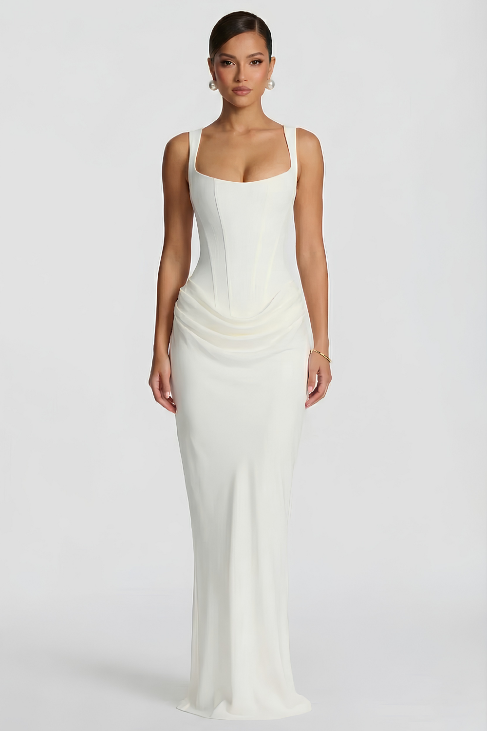 Laura langes Bustier-Kleid