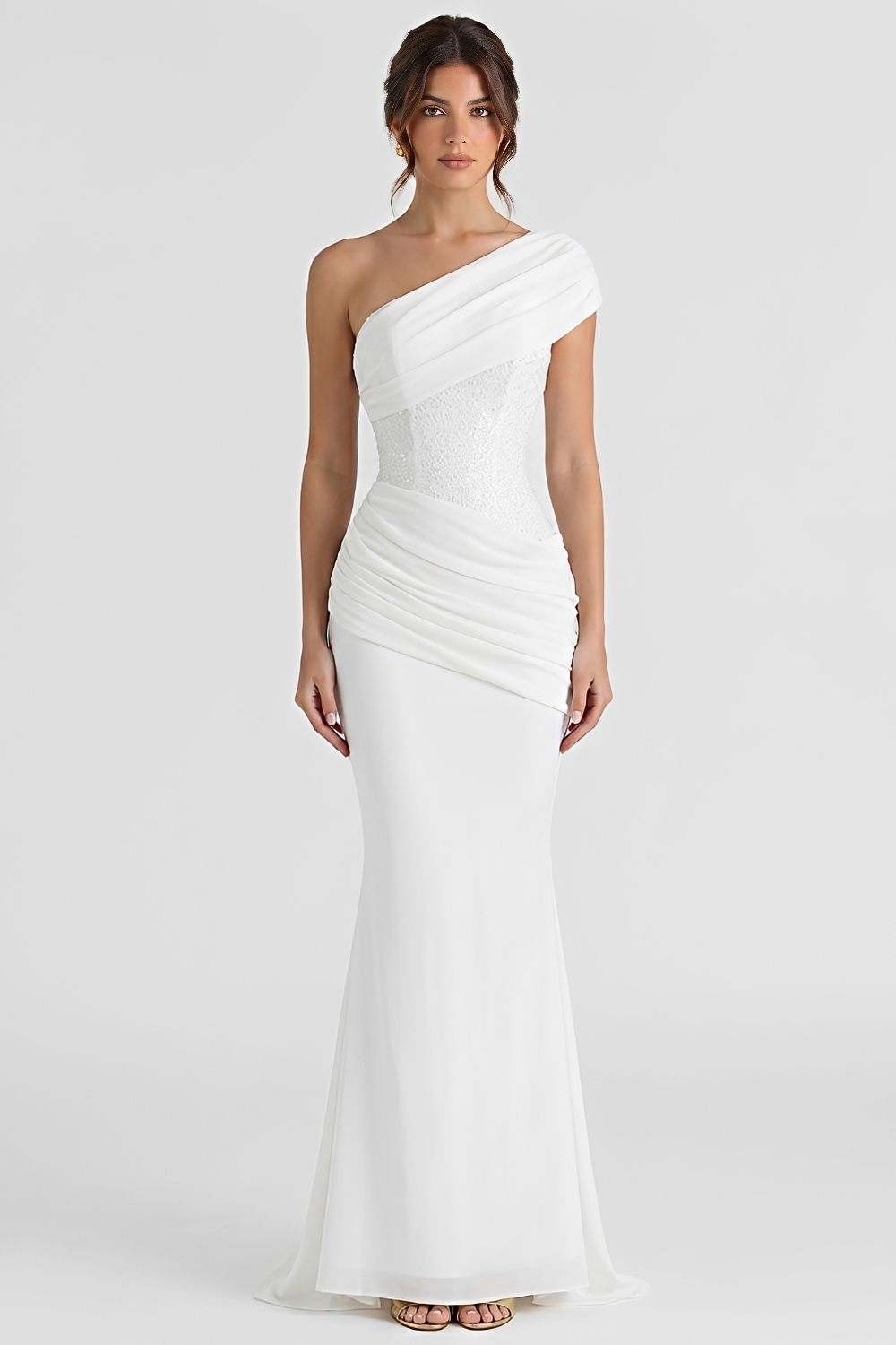 Adele langes Bustier-Kleid