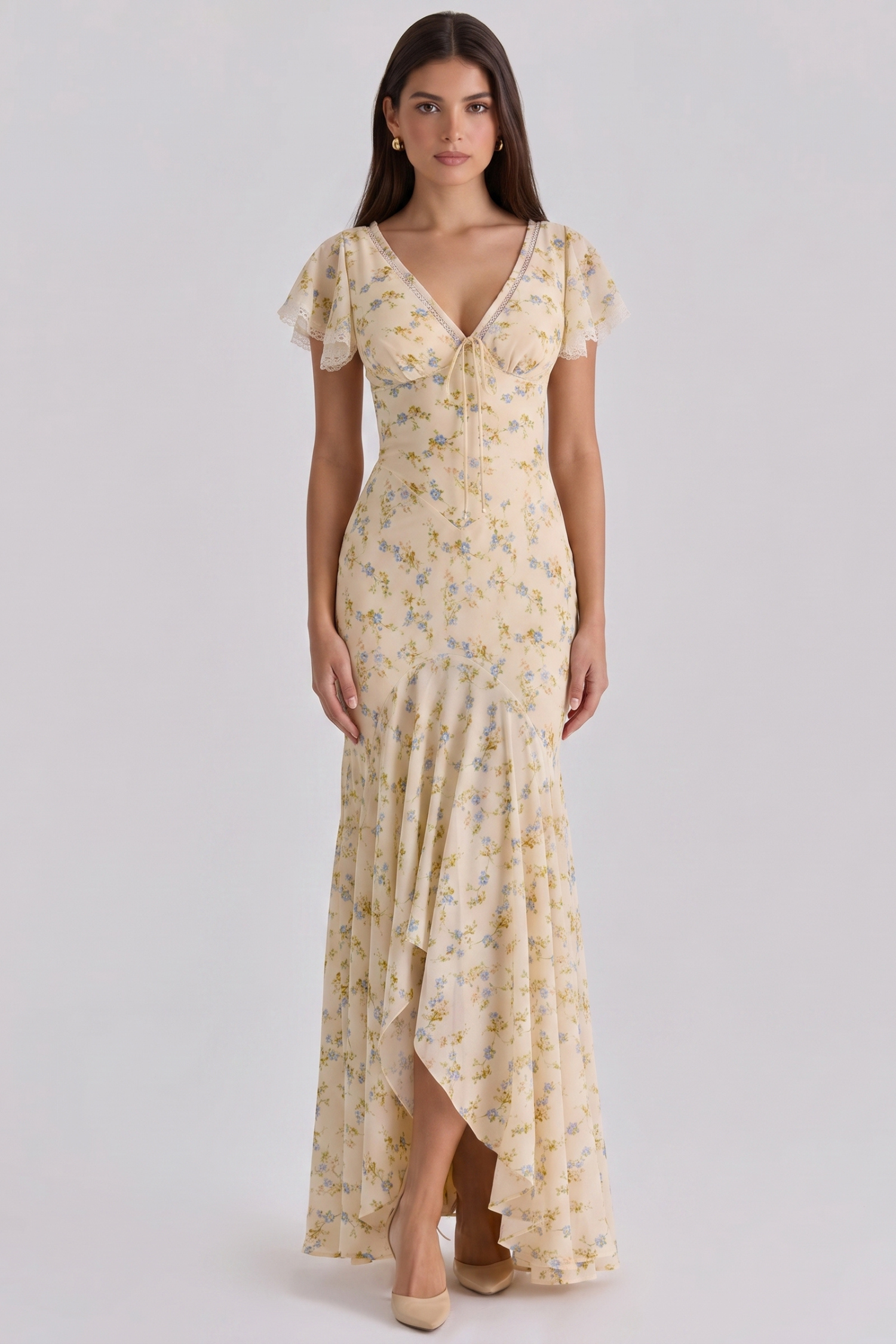 Ringelblumen-Maxikleid