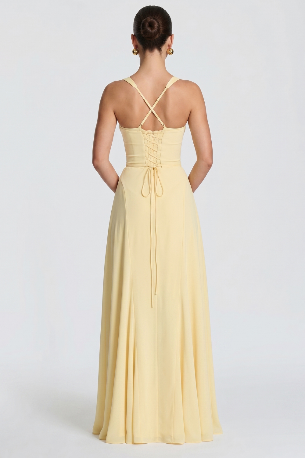 Lorena Long Bustier Dress