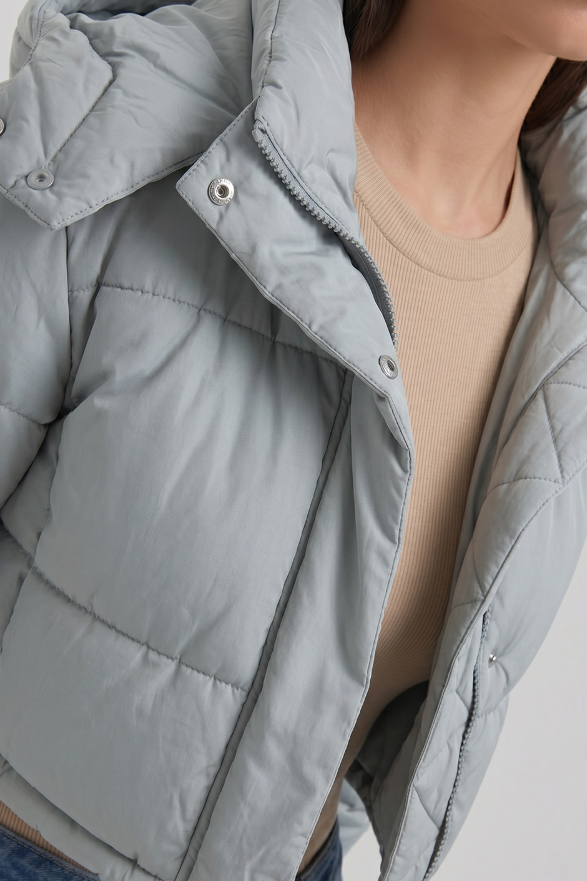Kurze Steppjacke