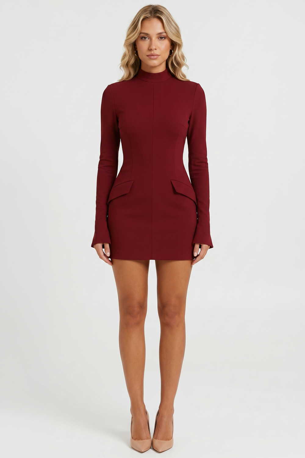Kayla Long-Sleeve Dress