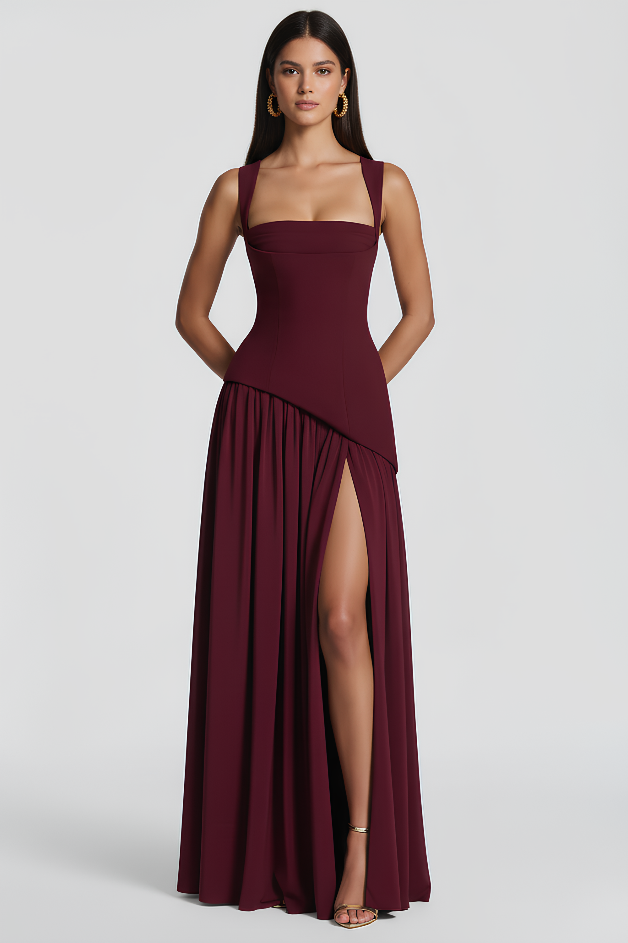 Verônica formgebendes Kleid