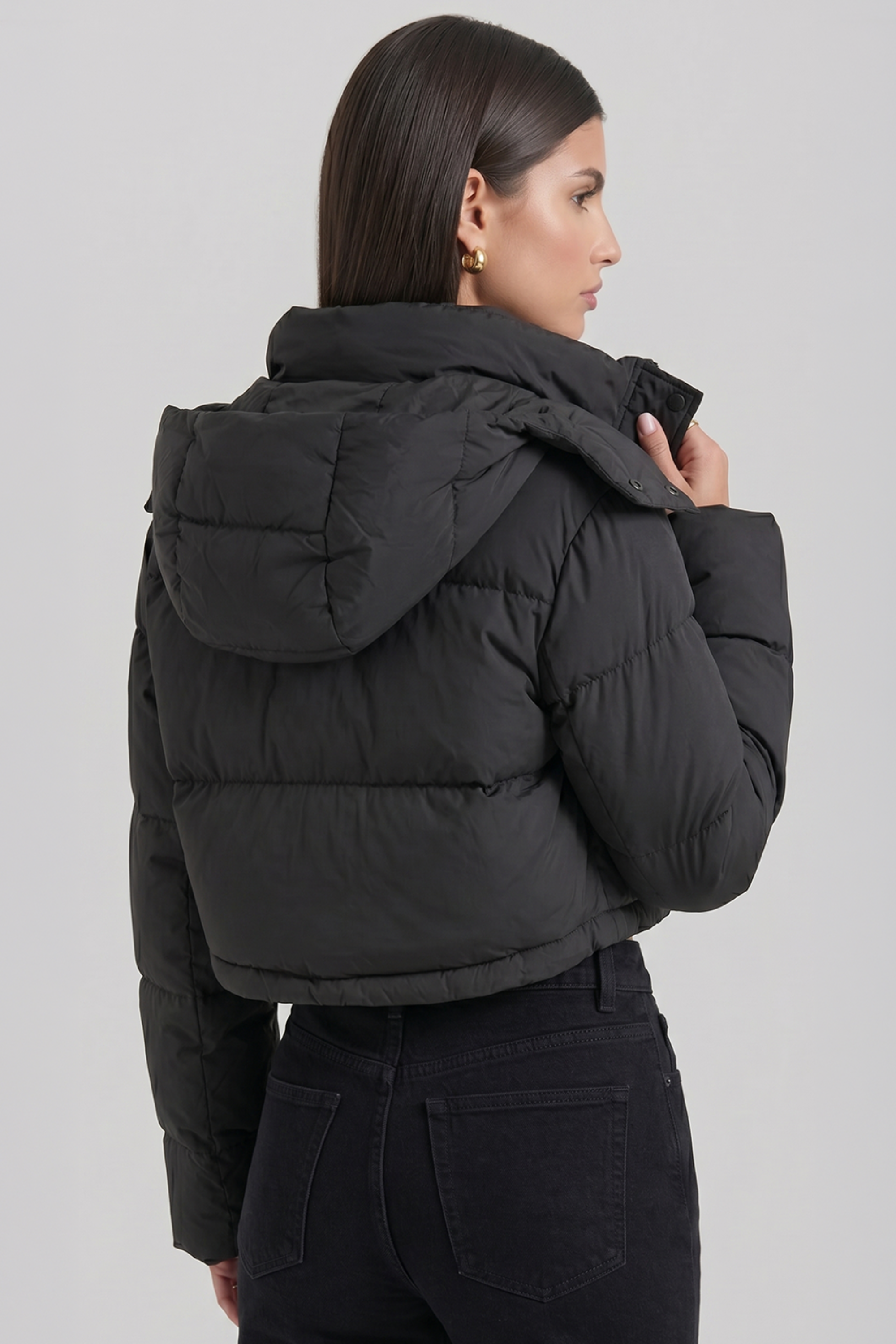 Kurze Steppjacke