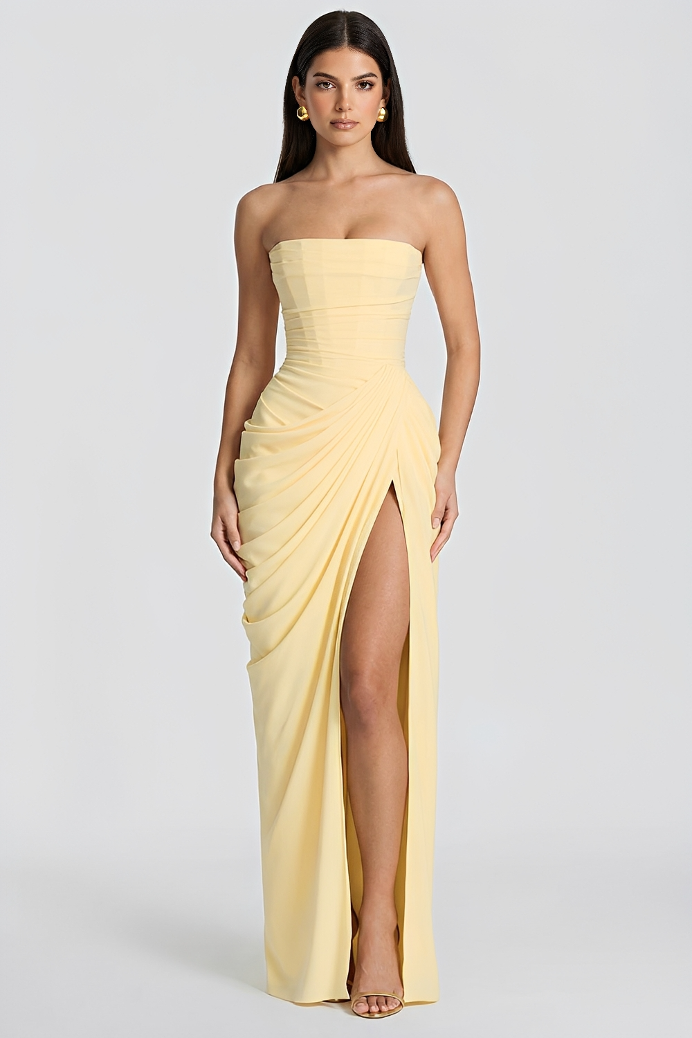 Helena langes Bustier-Kleid