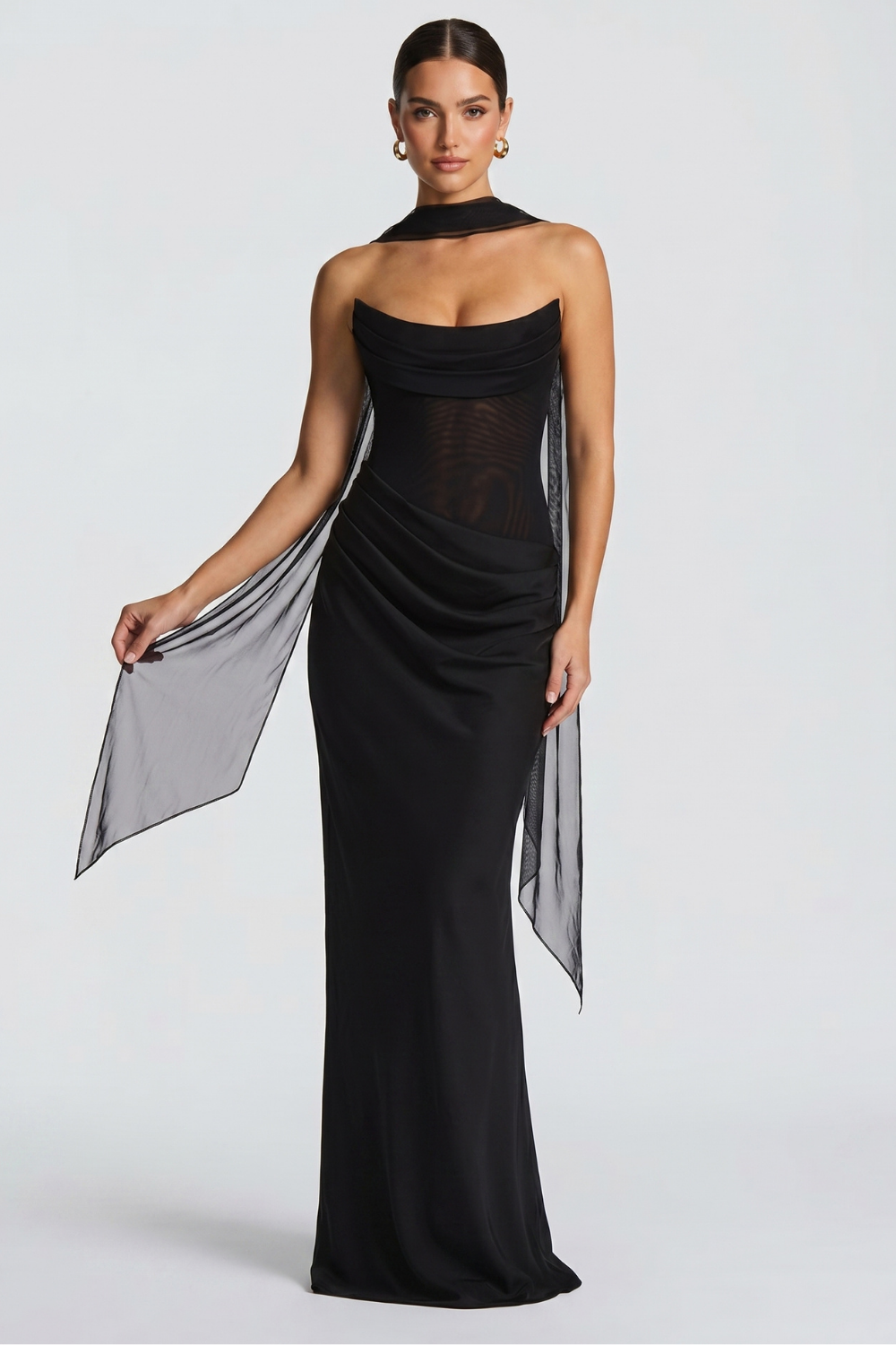 Alessia langes Bustier-Kleid