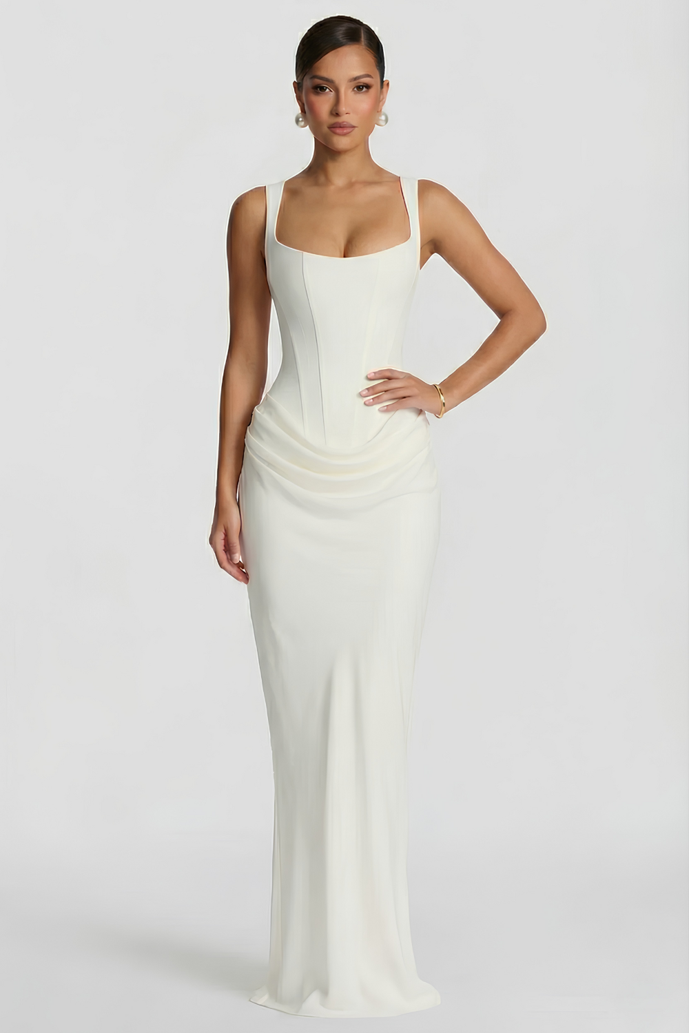 Laura langes Bustier-Kleid