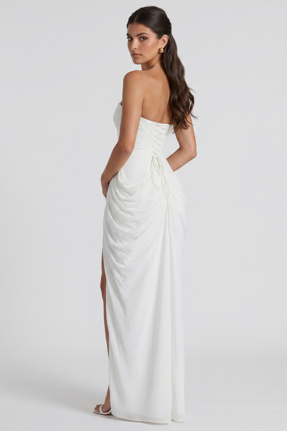 Helena Long Bustier Dress