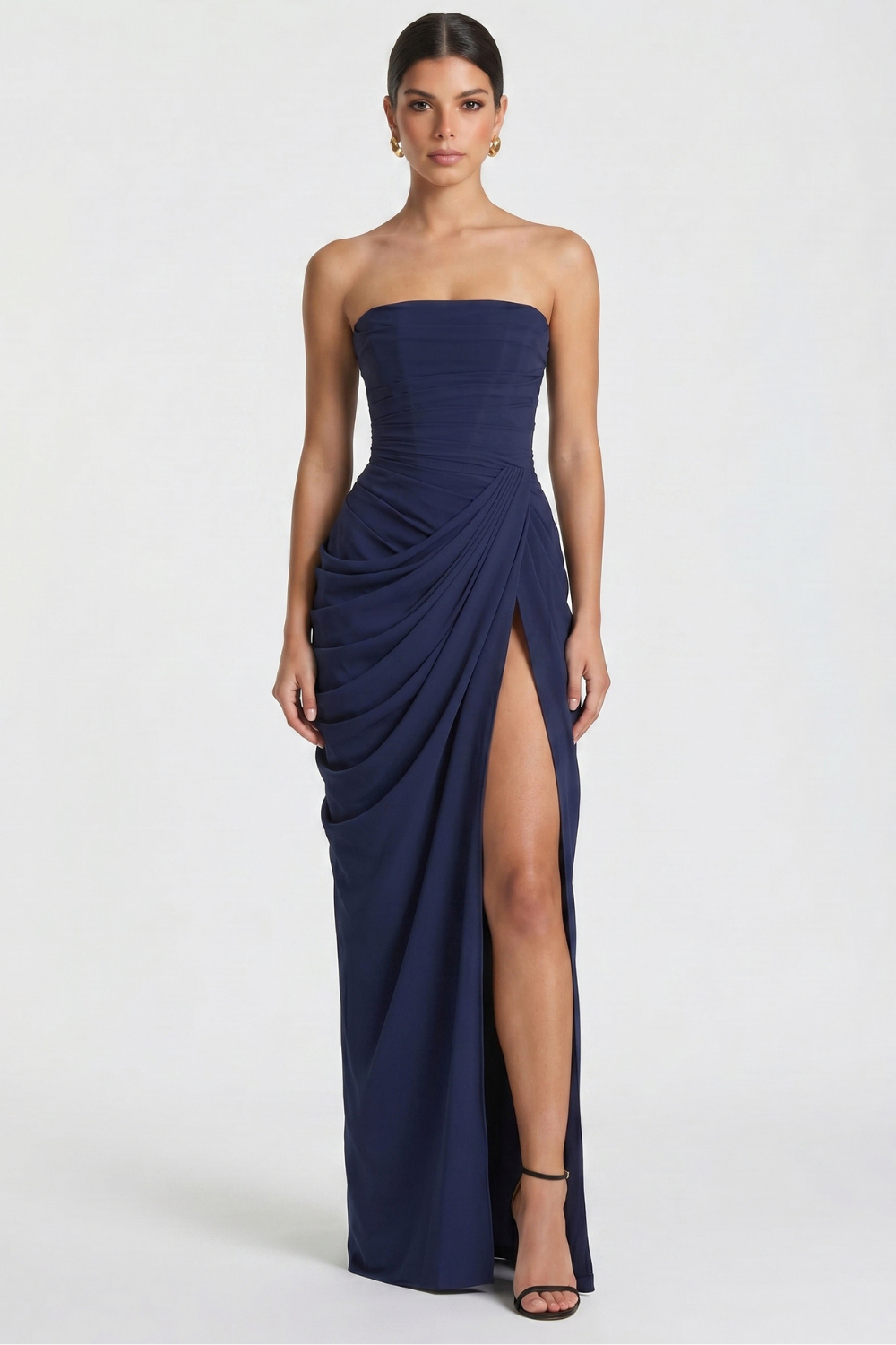 Helena Long Bustier Dress