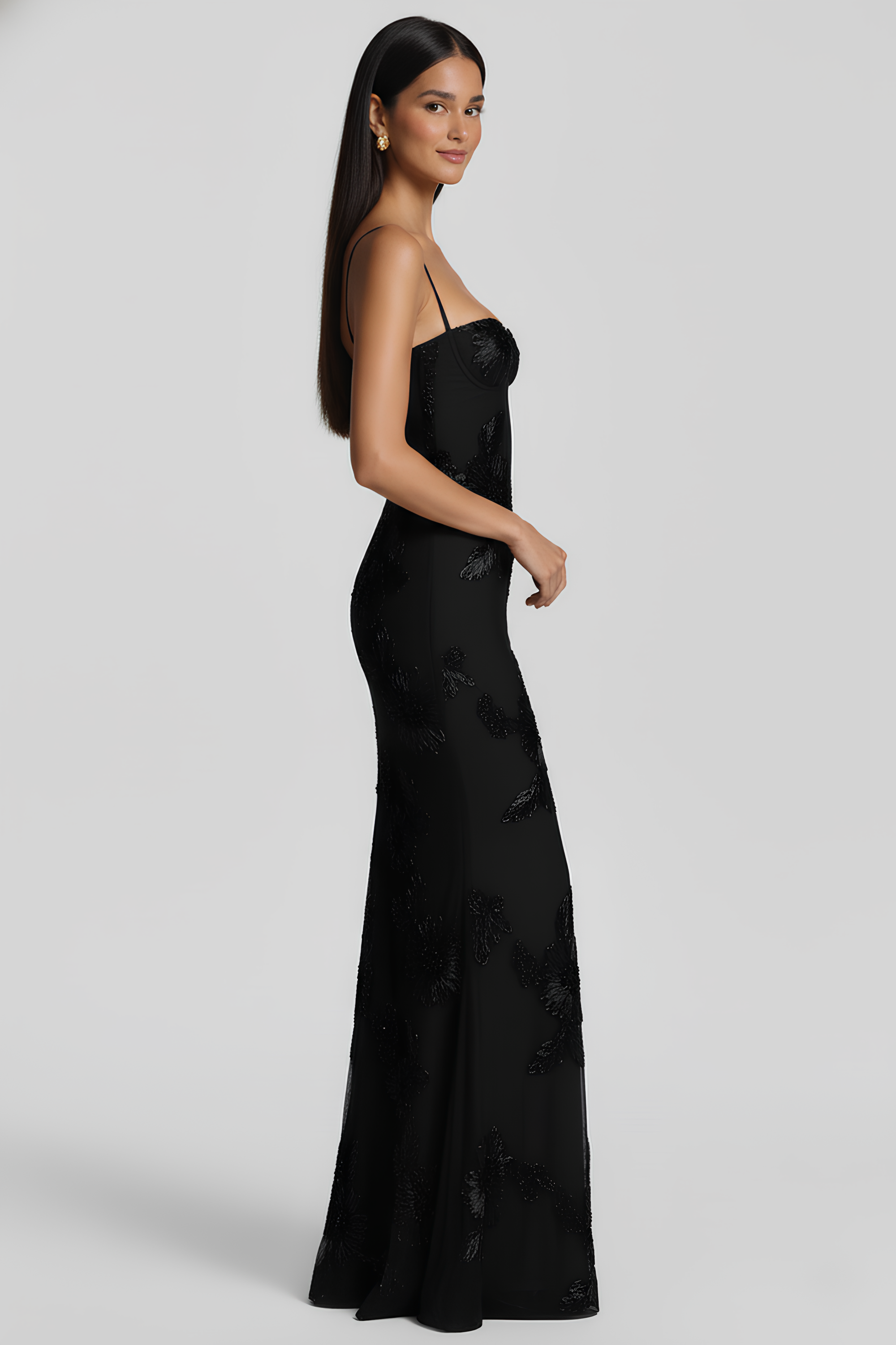 Viena Long Bustier Dress