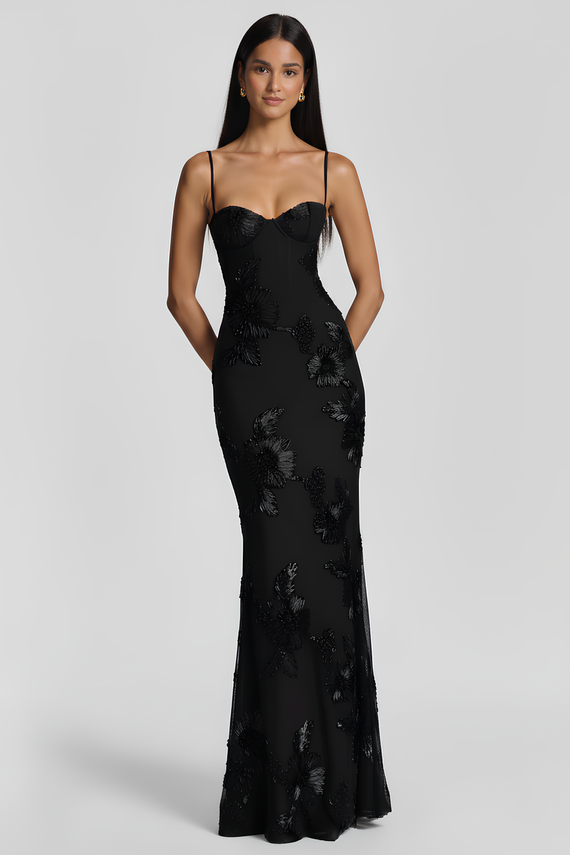 Viena Long Bustier Dress