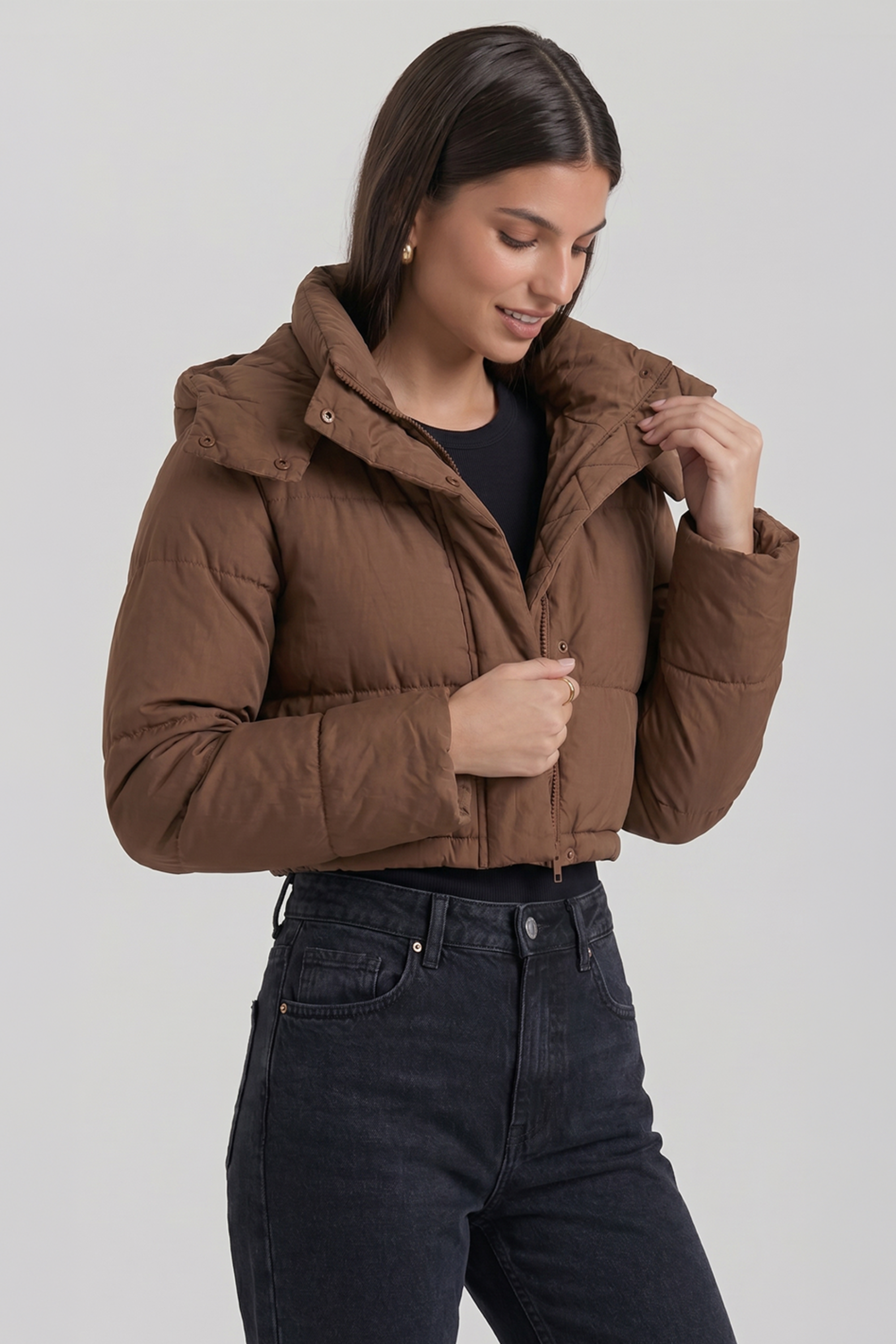 Kurze Steppjacke