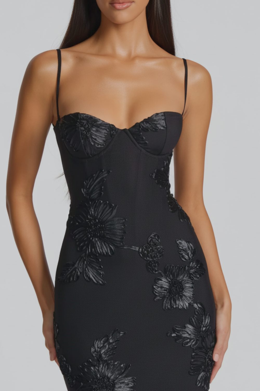 Viena Long Bustier Dress