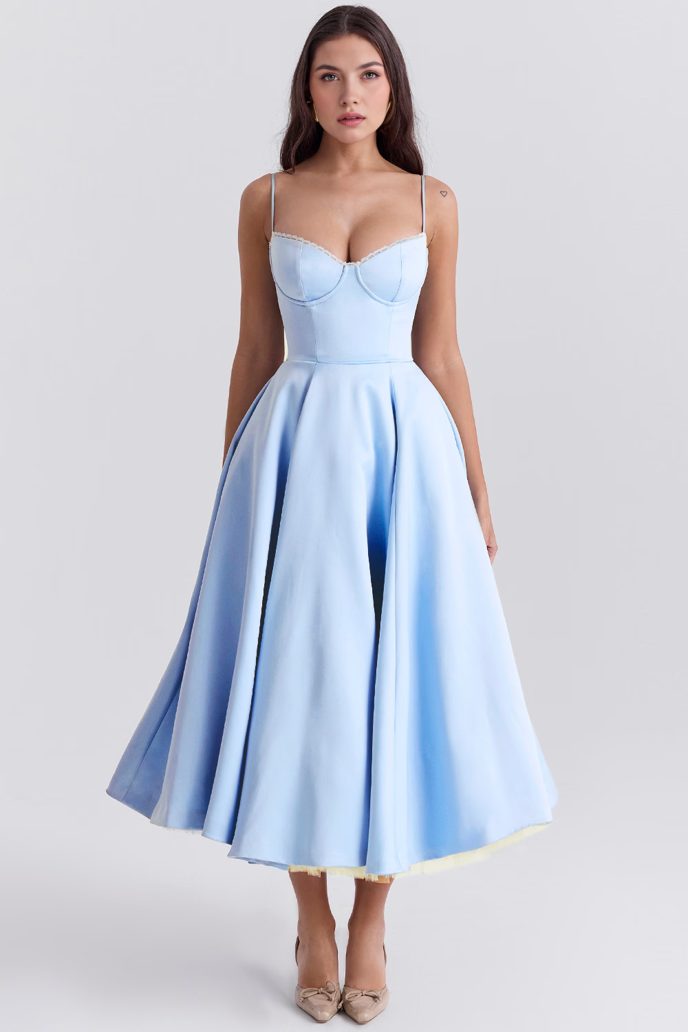 Cloe Midi Dress - Double Layer