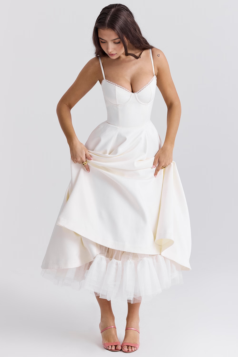 Cloe Midi Dress - Double Layer