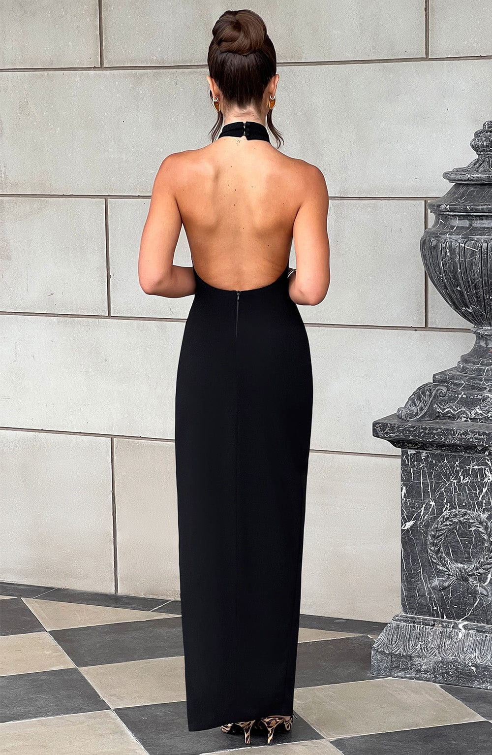 Adalia Maxi Dress - Black - Napalia