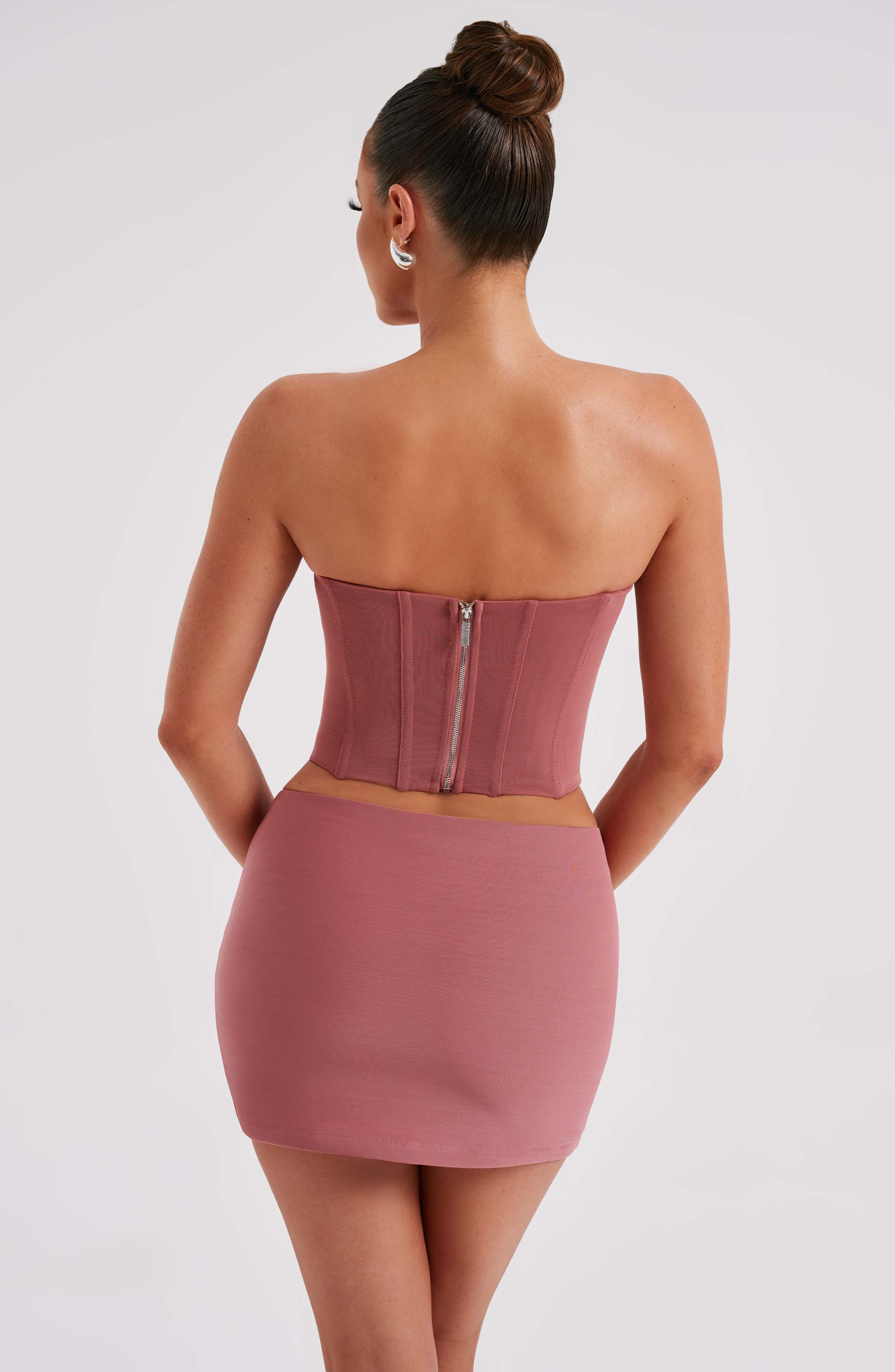 Alina Mini Skirt - Rose Pink - Napalia