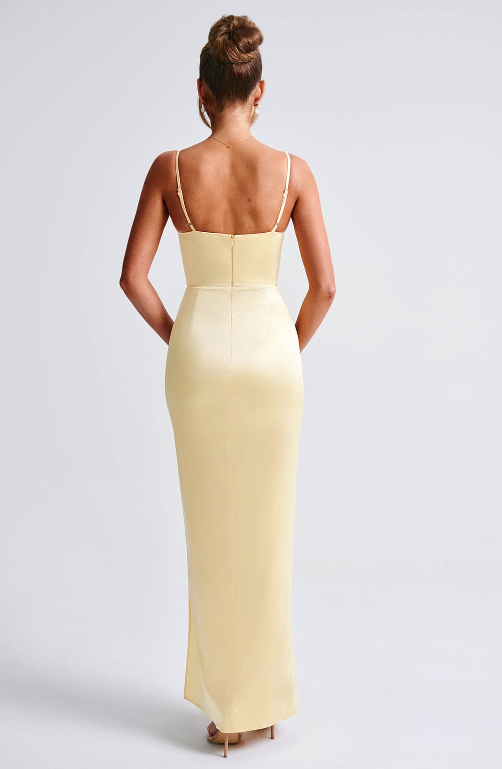 Alora Maxi Dress - Lemon - Napalia