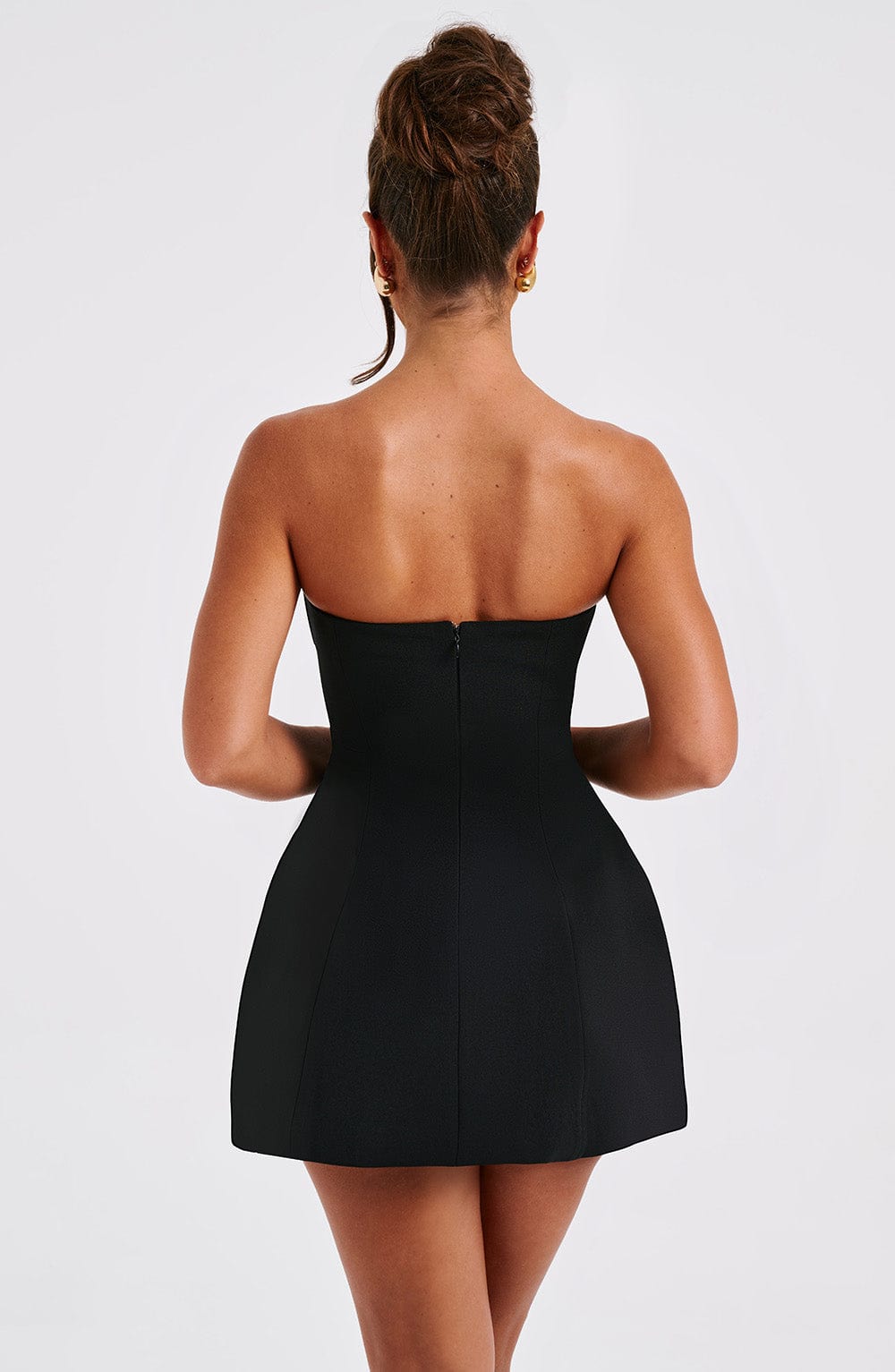 Asha Mini Dress - Black - Napalia
