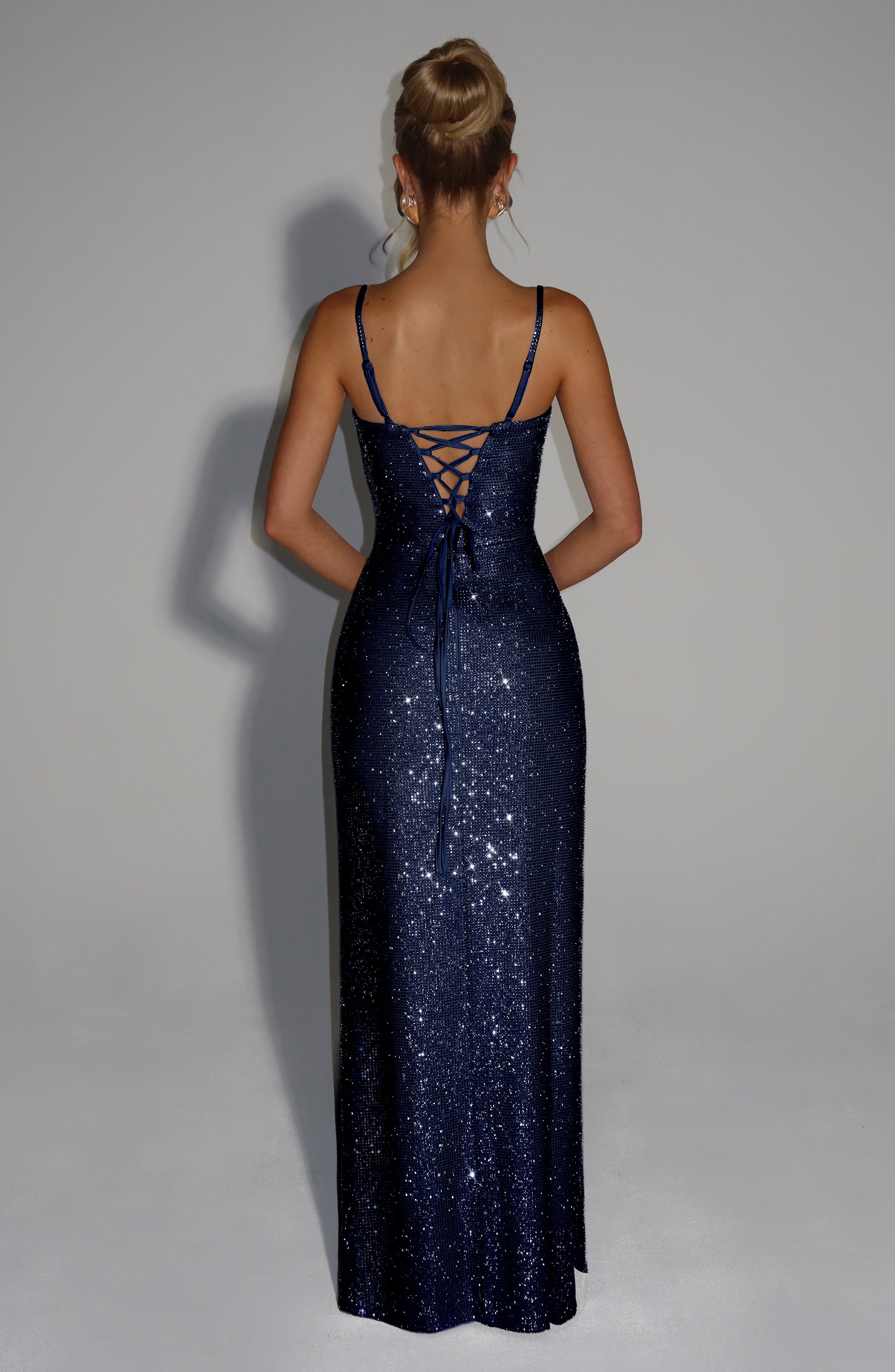 Ashton Maxi Dress - Navy - Napalia