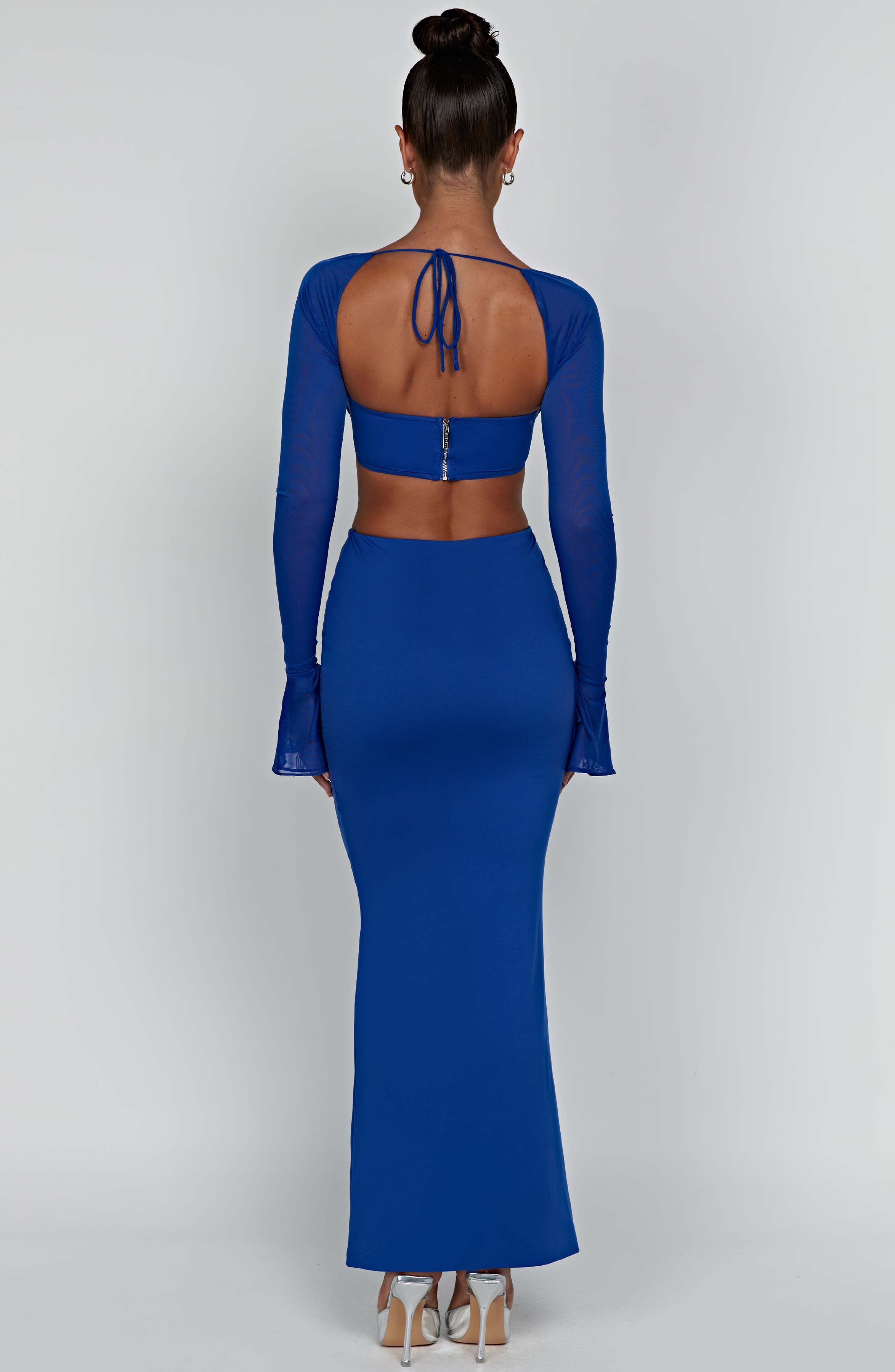 Astrid Maxi Skirt - Blue - Napalia