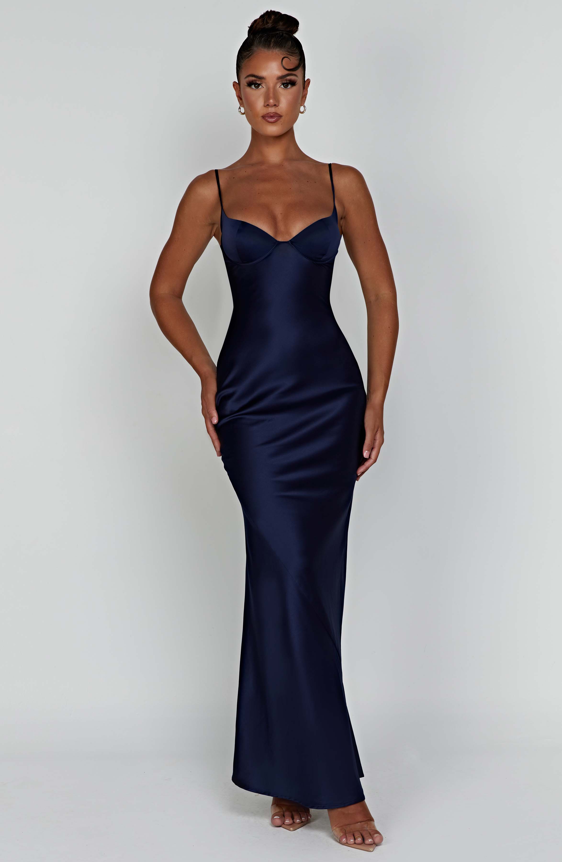 Athena Maxi Dress - Navy - Napalia
