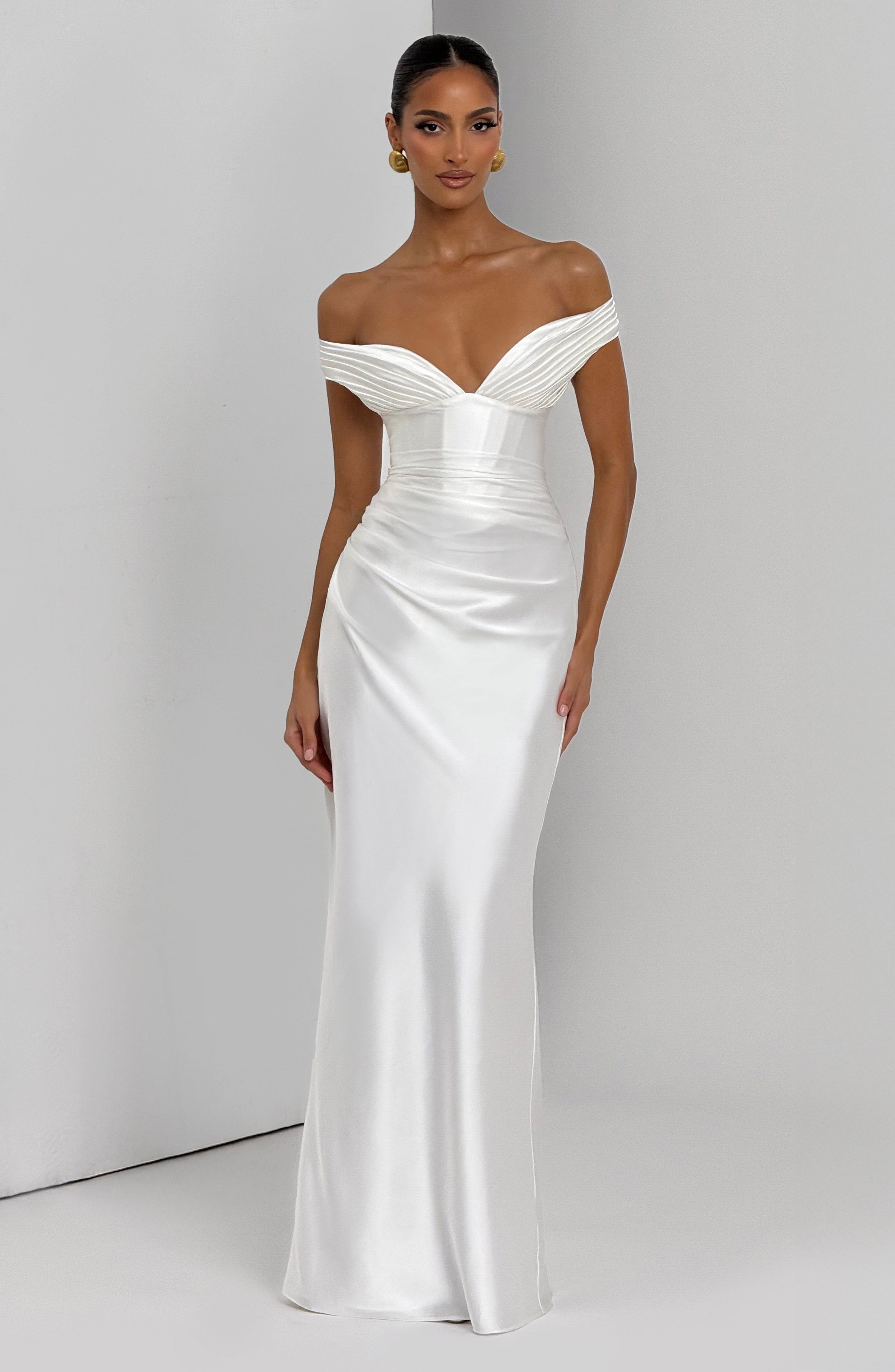Aurelia Maxi Dress - Ivory - Napalia