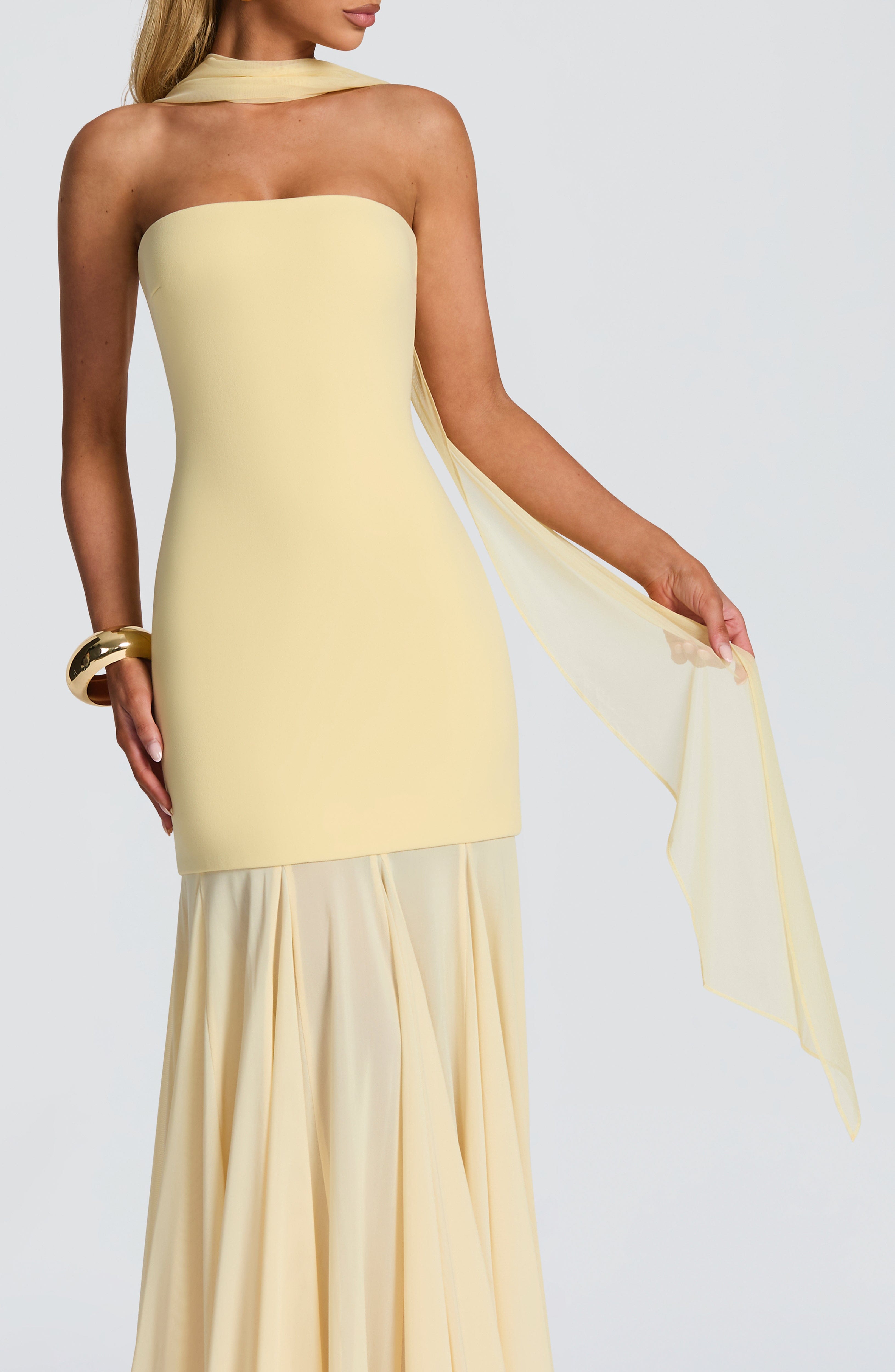 Ayla Scarf - Lemon - Napalia