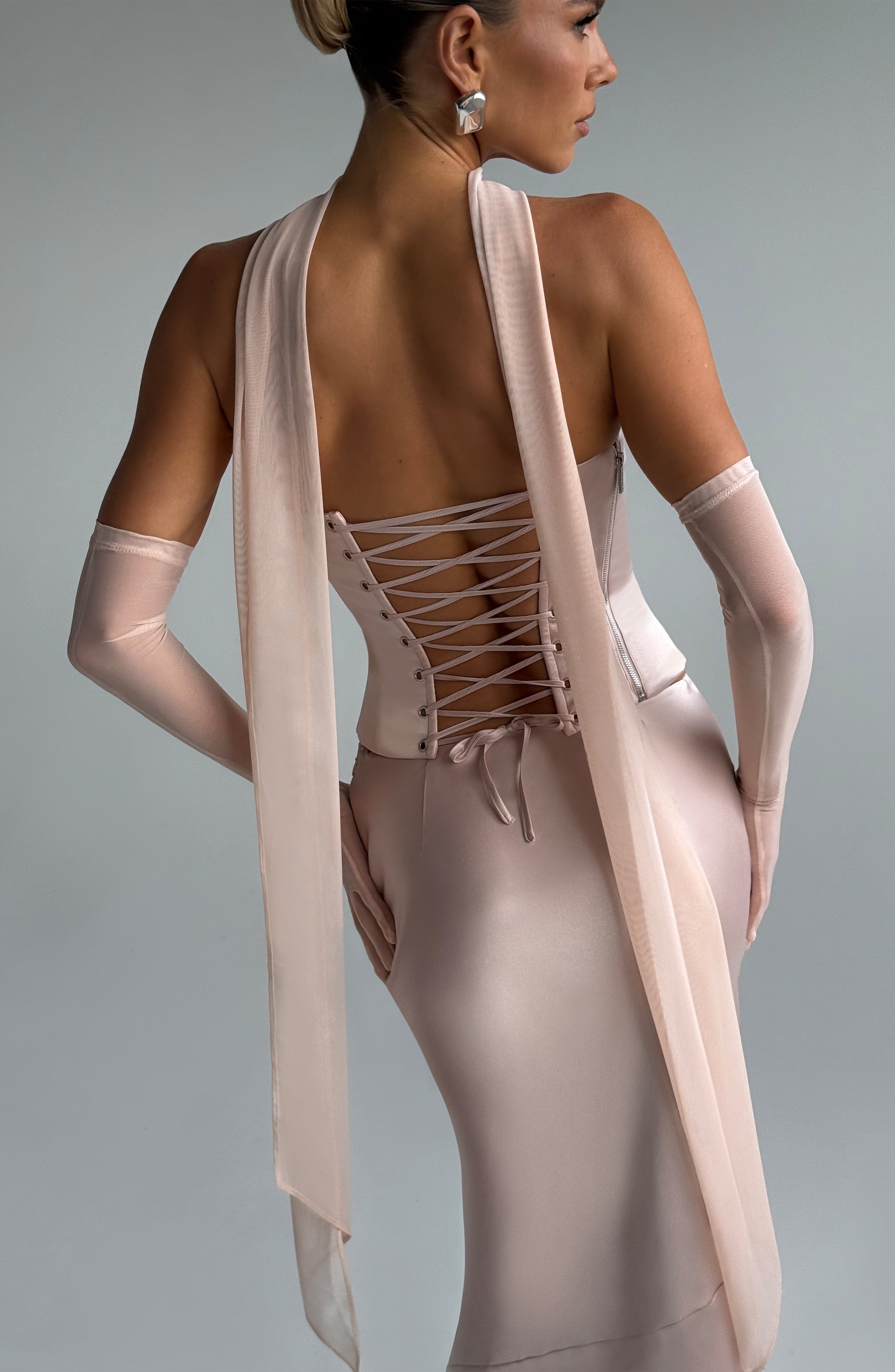 Ayla Scarf - Soft Peach - Napalia