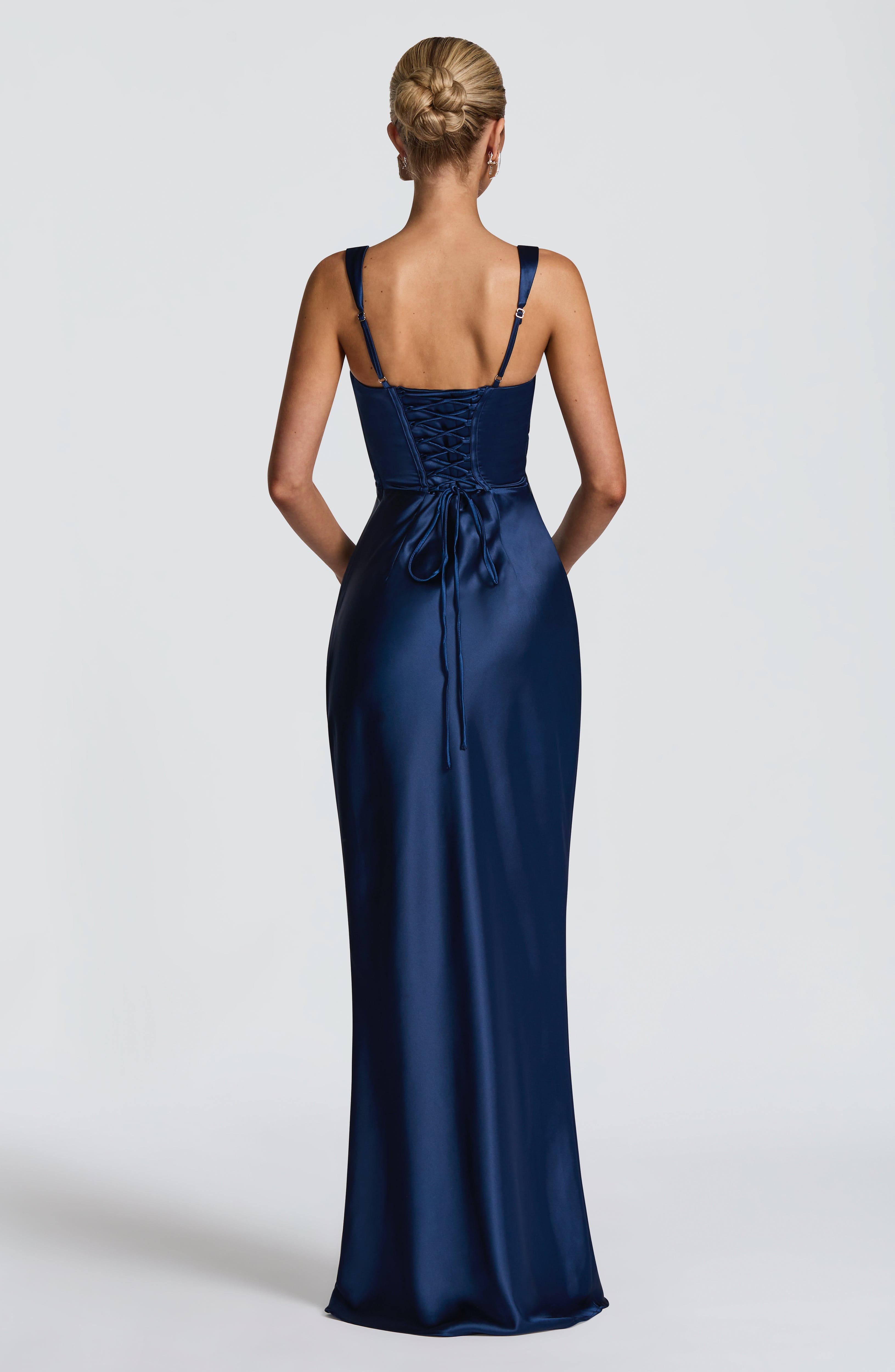 Calanthe Maxi Dress - Navy - Napalia