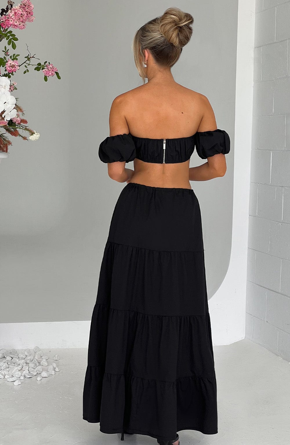 Carmen Maxi Skirt - Black - Napalia