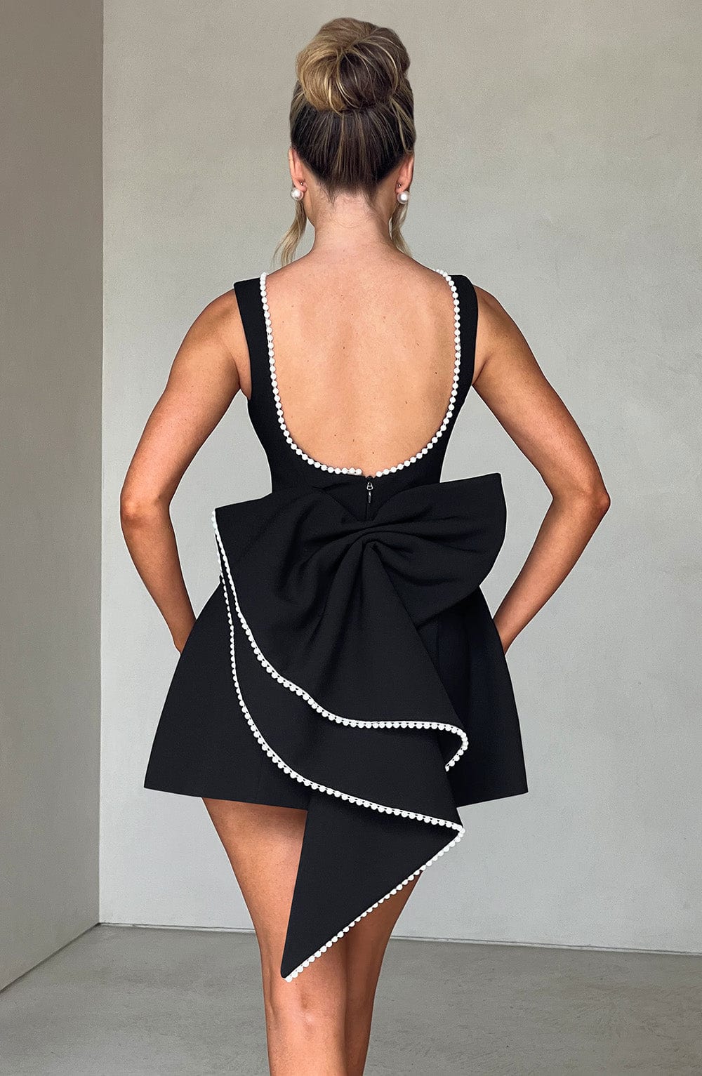 Carrie Mini Dress - Black - Napalia