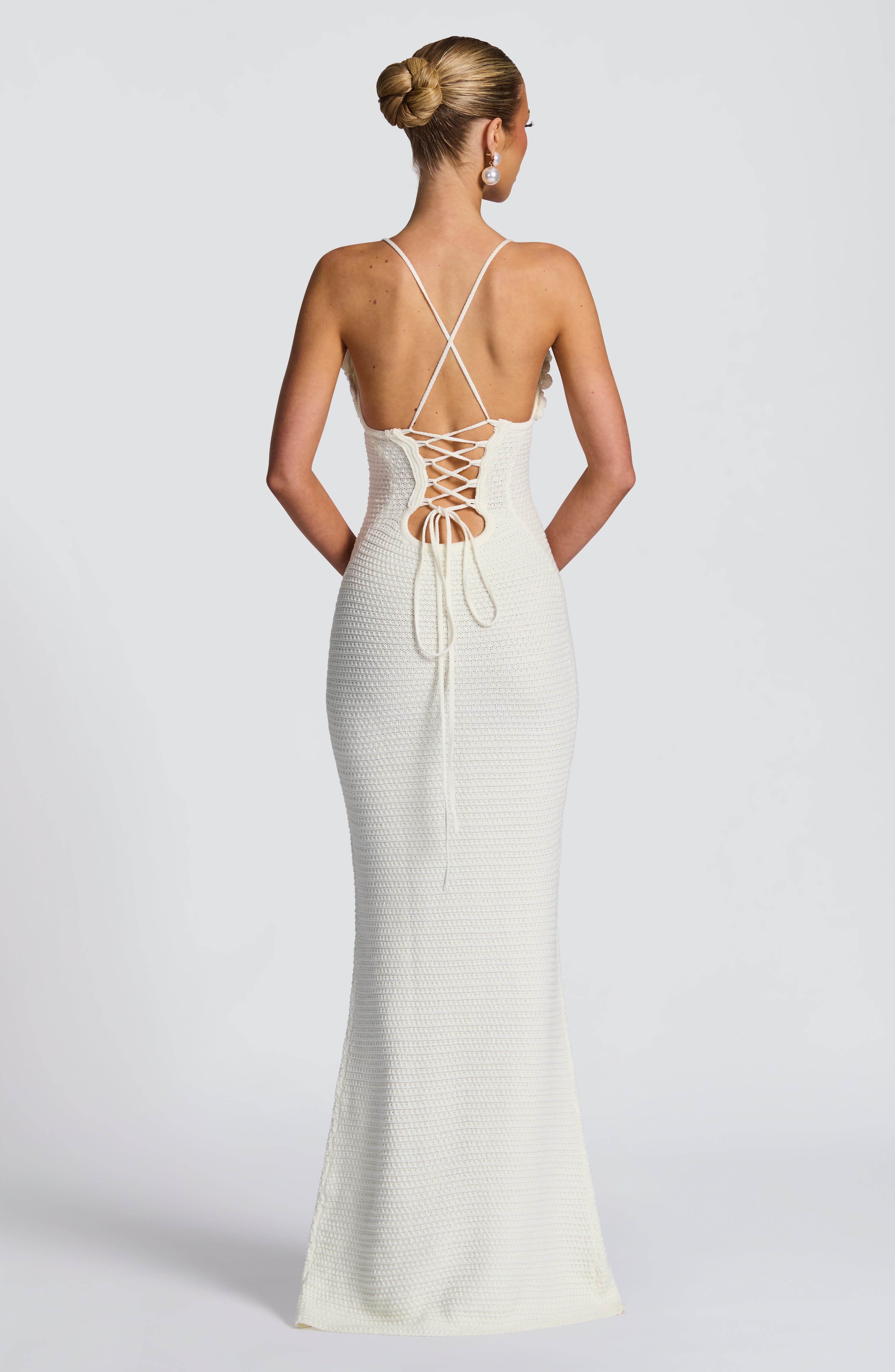 Celaena Maxi Dress - Ivory - Napalia