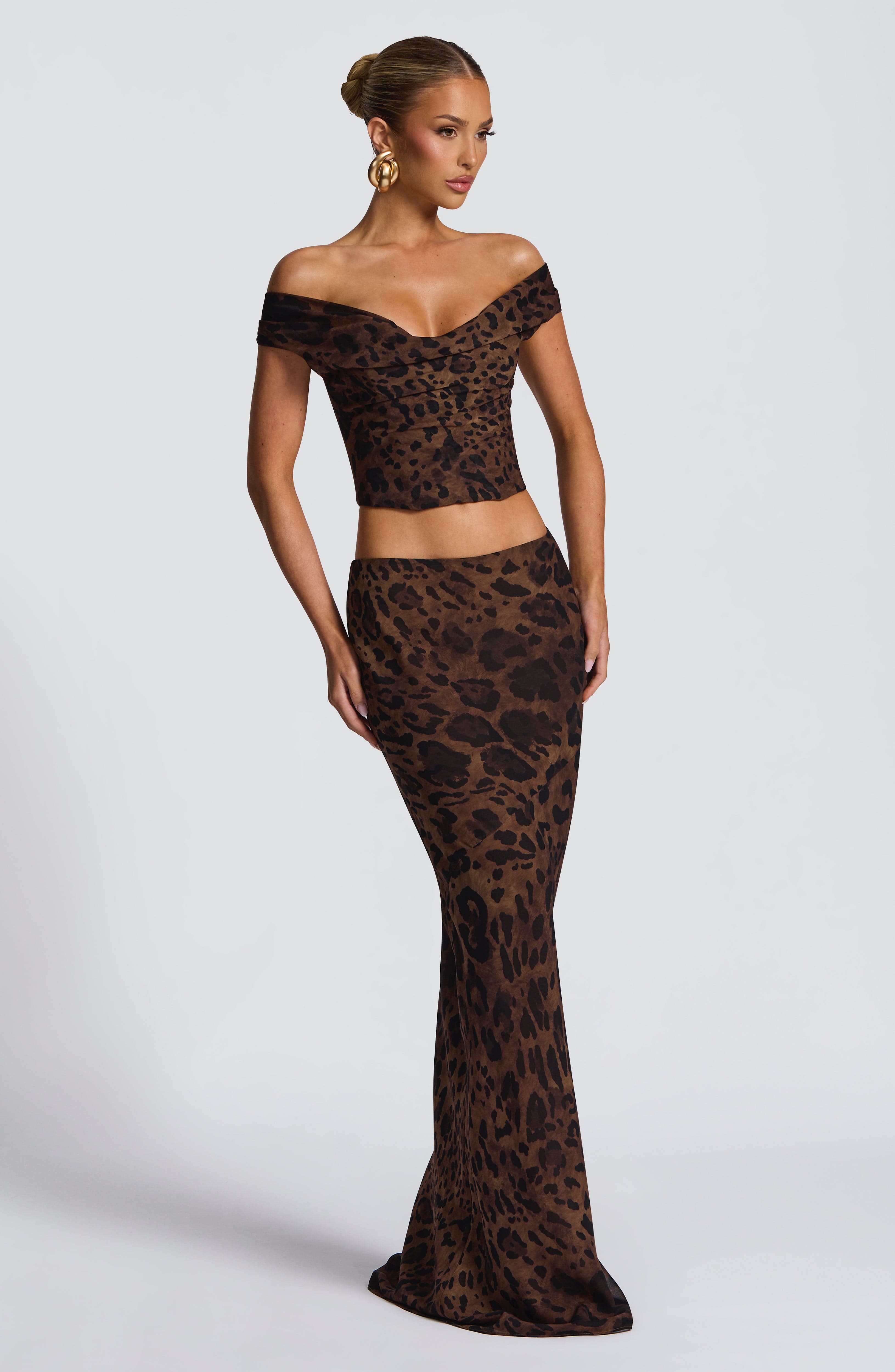 Chrysoula Top - Leopard Print - Napalia