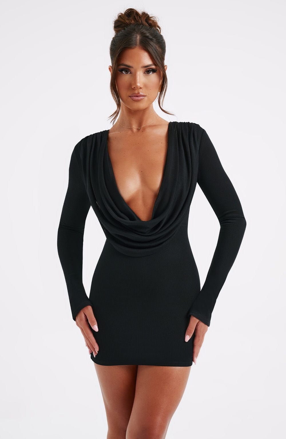 Danielle Mini Dress - Black - Napalia