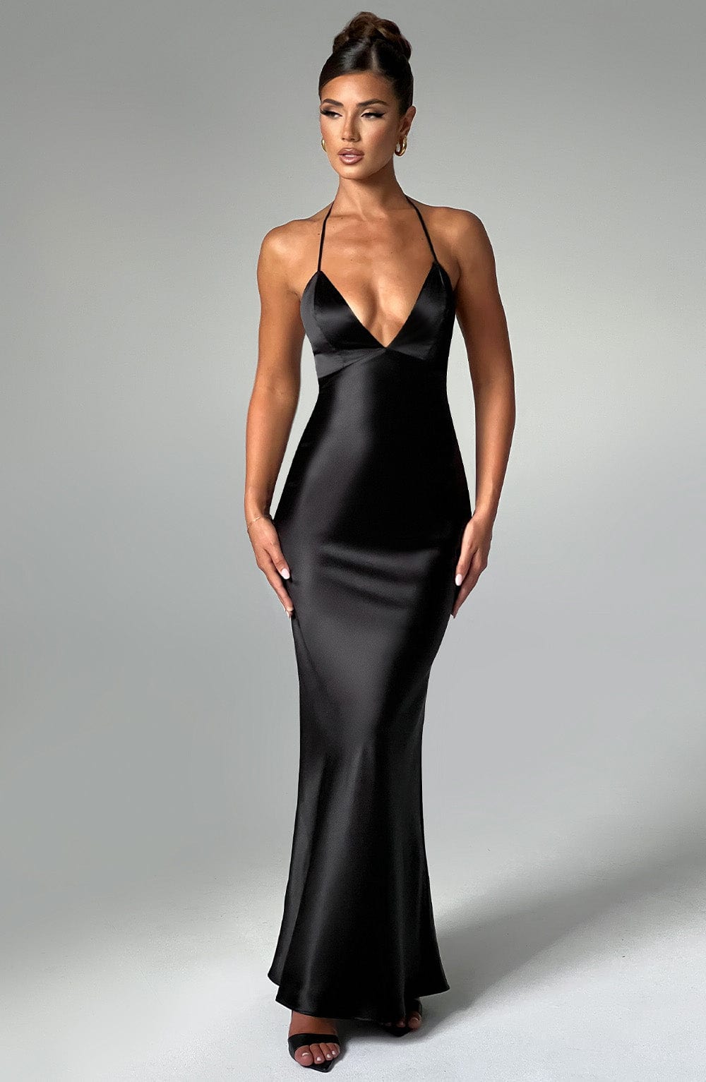 Delphine Maxi Dress - Black - Napalia