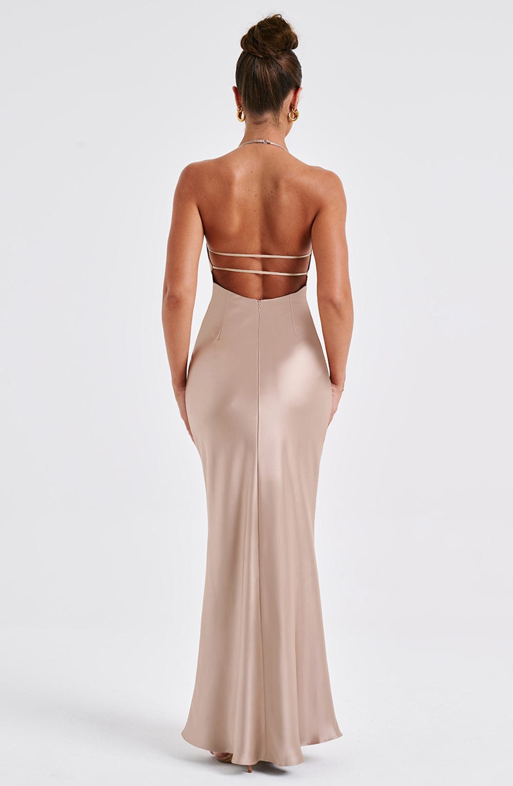 Delphine Maxi Dress - Champagne - Napalia