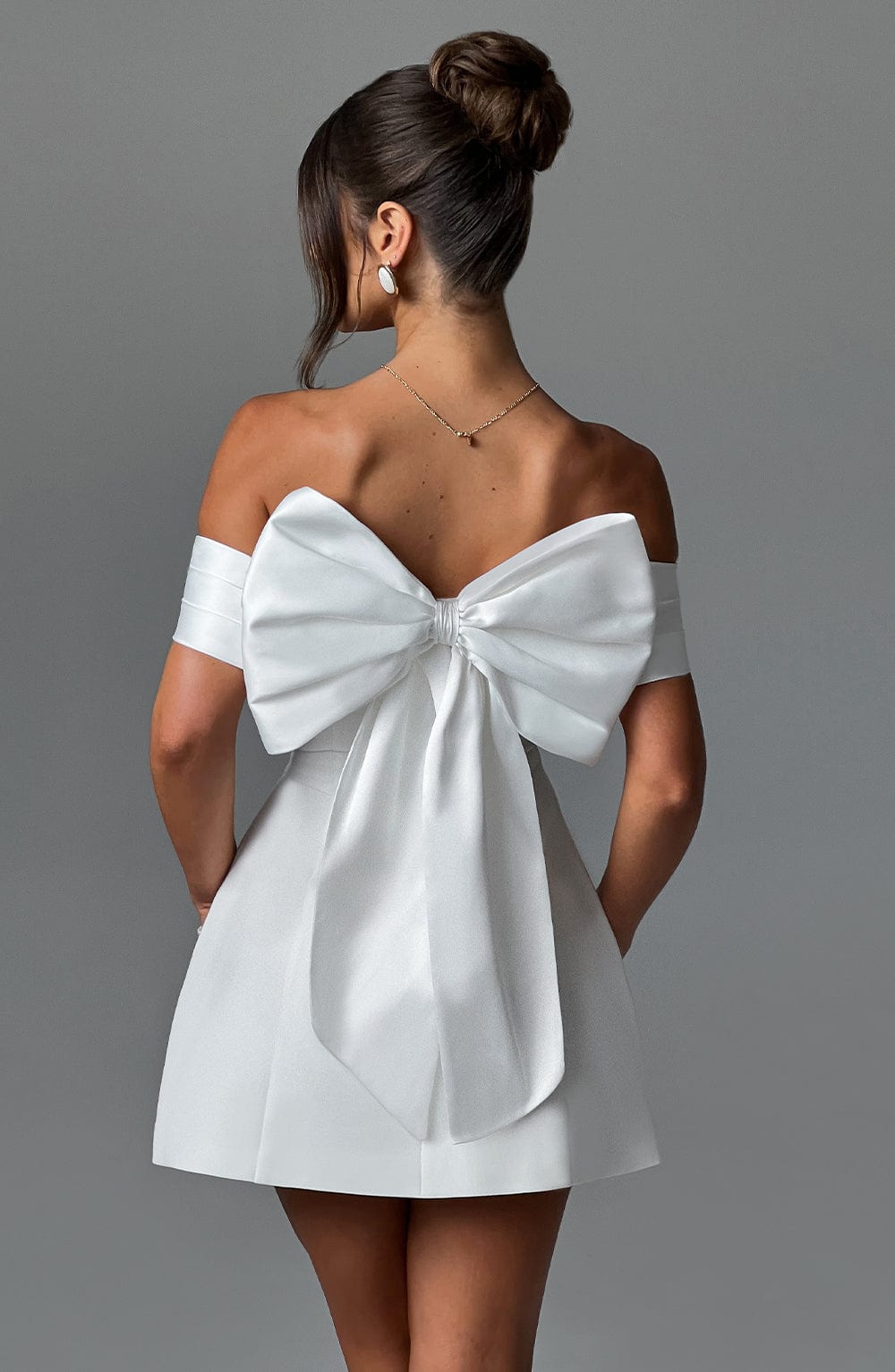 Delta Mini Dress - Ivory - Napalia