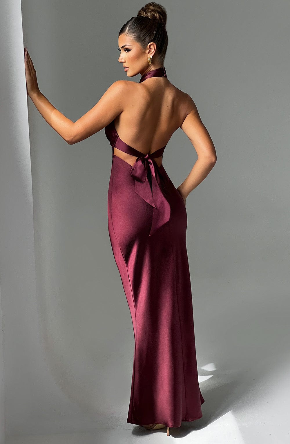 Dimitra Maxi Dress - Burgundy - Napalia